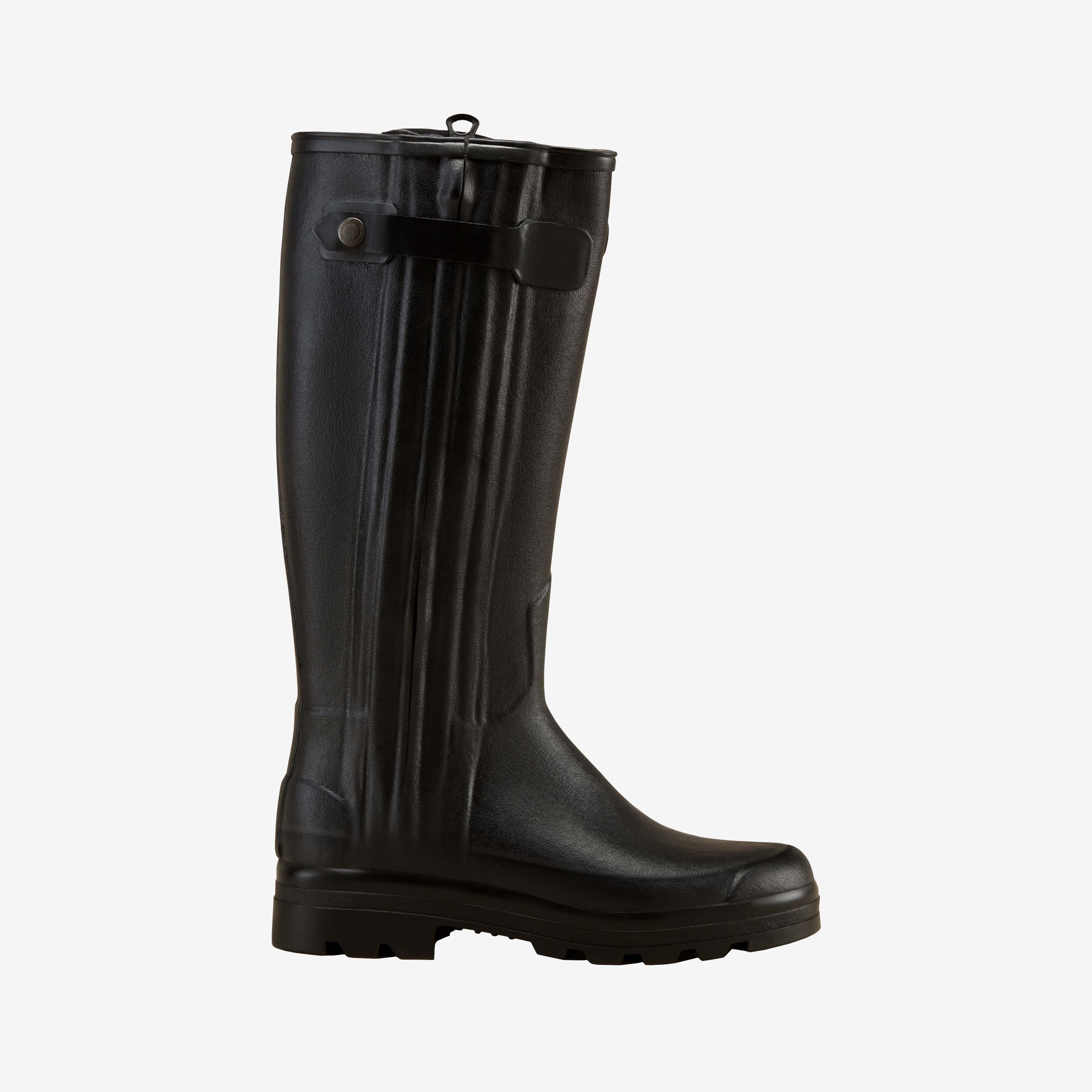 Men's Chasseur Neoprene Lined Wellington Boot - Black
