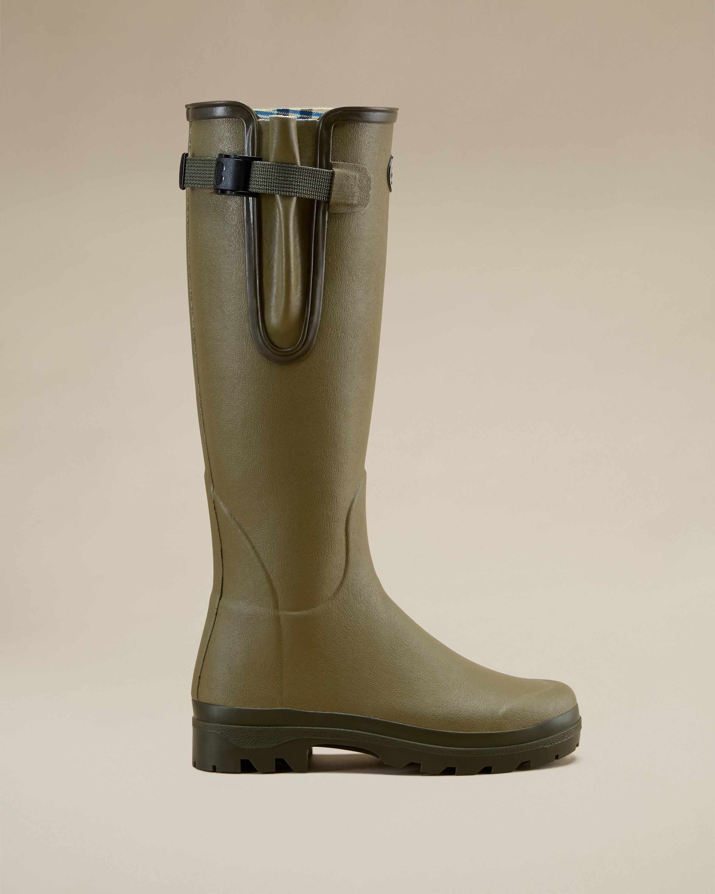 Women's Vierzon Jersey Lined Wellington Boot Green | Le Chameau