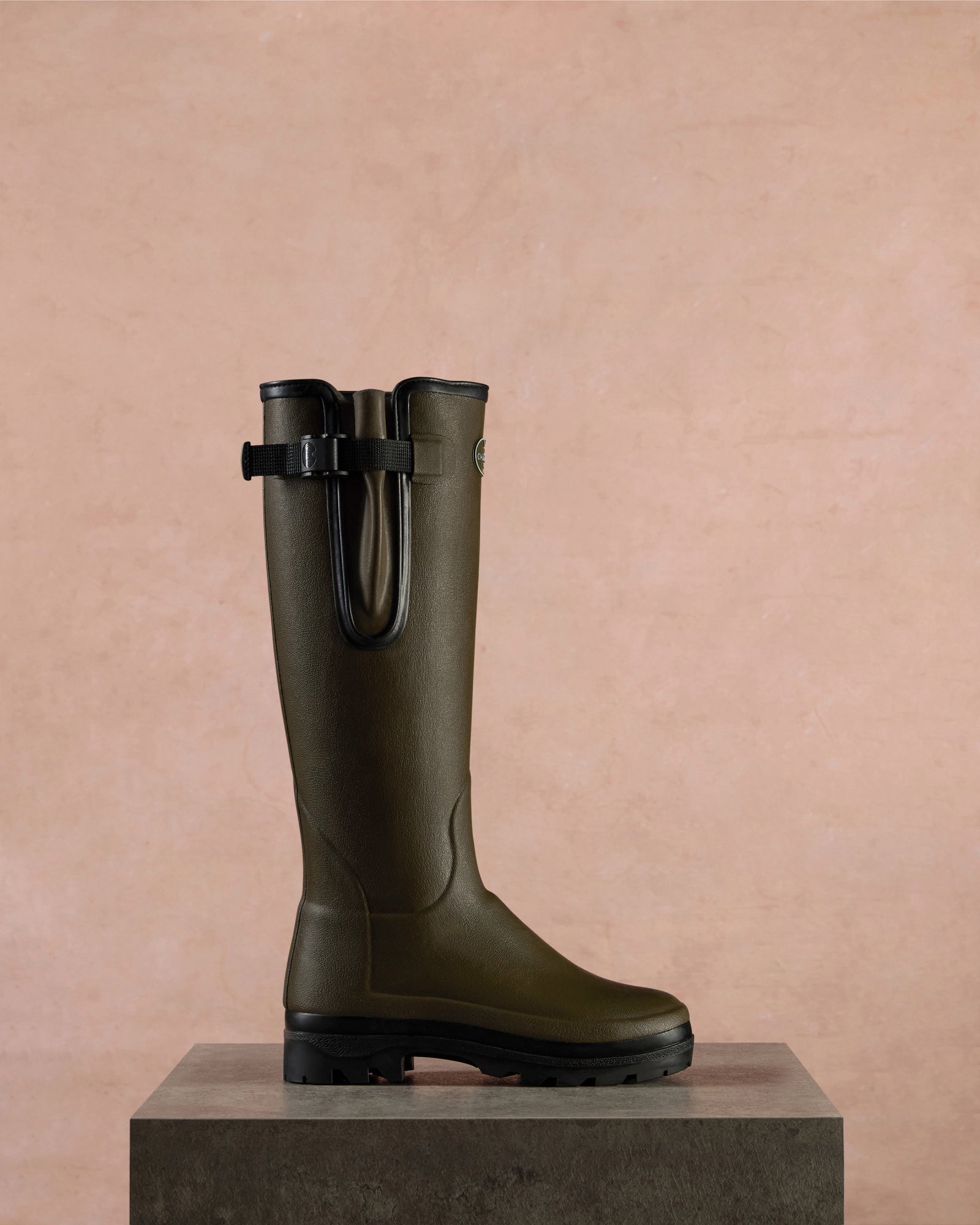 Bottes Vierzonord pour femmes doublées néoprène - Vert Chameau