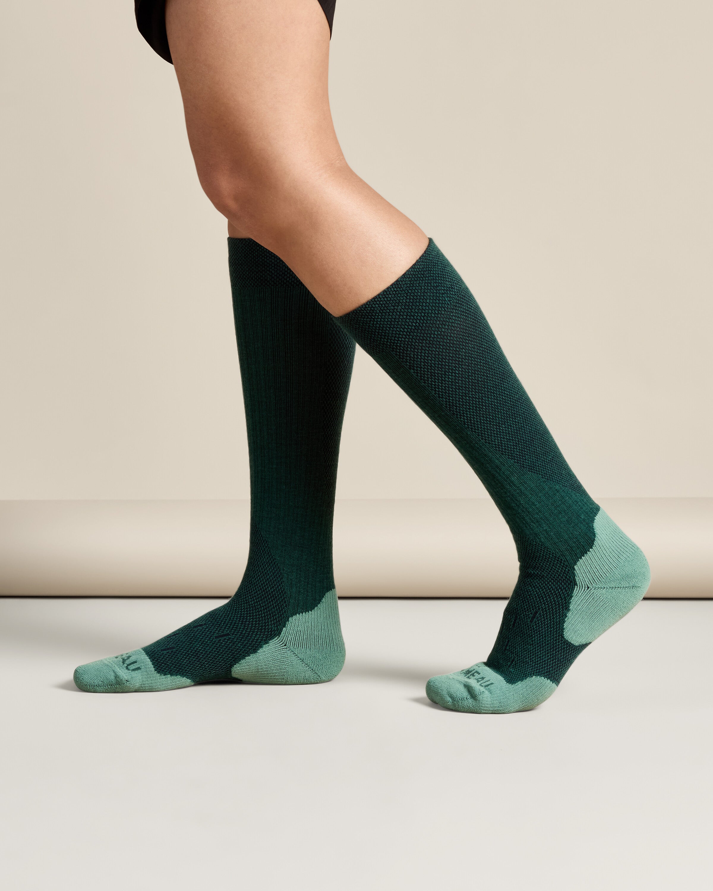 Chaussettes Iris pour femmes - Vert Foncé