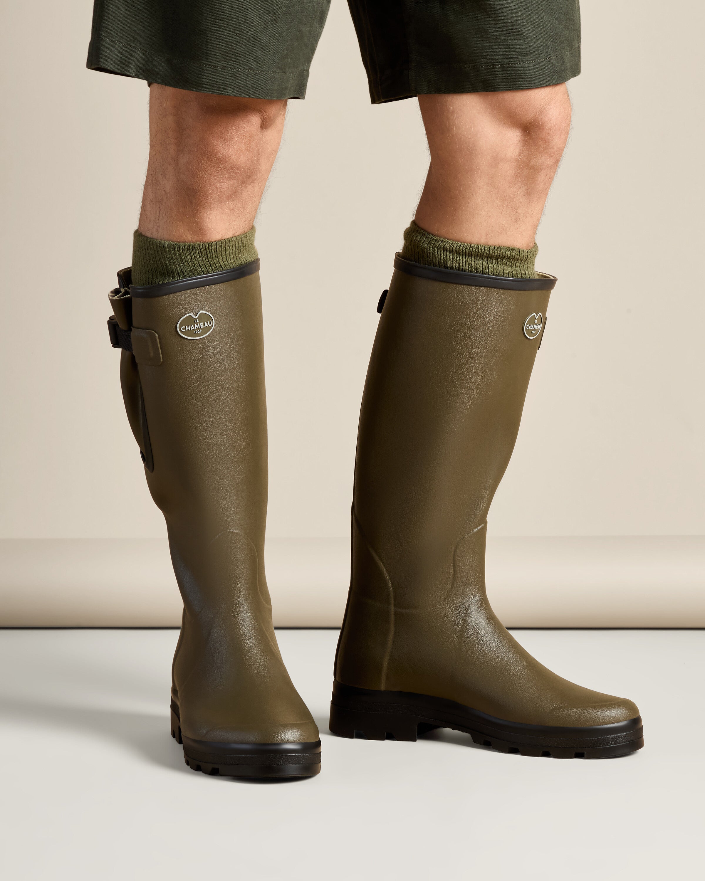 Chaussettes Iris pour femmes - Vert Foncé