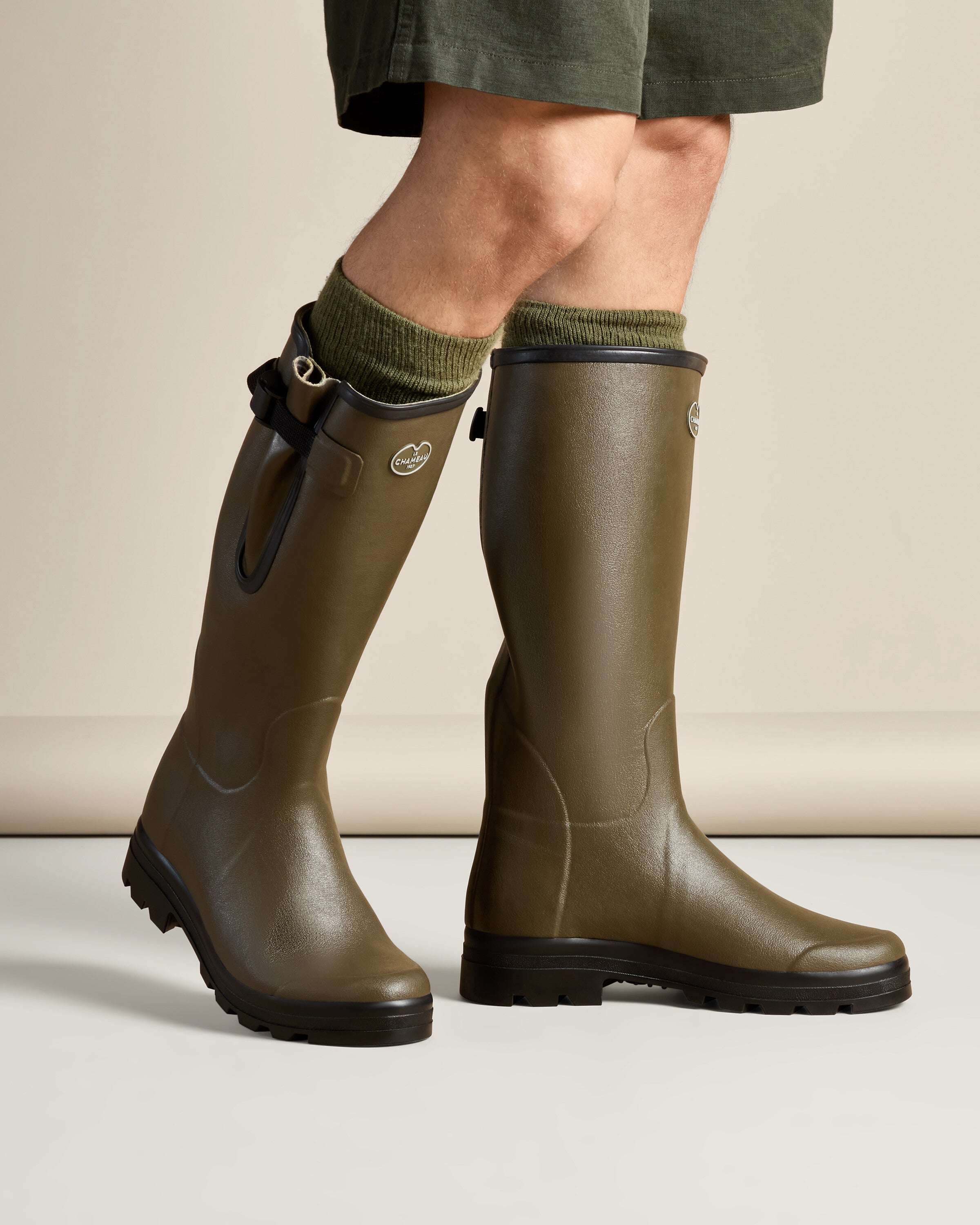 The Ultimate Socks Mid Green | Le Chameau