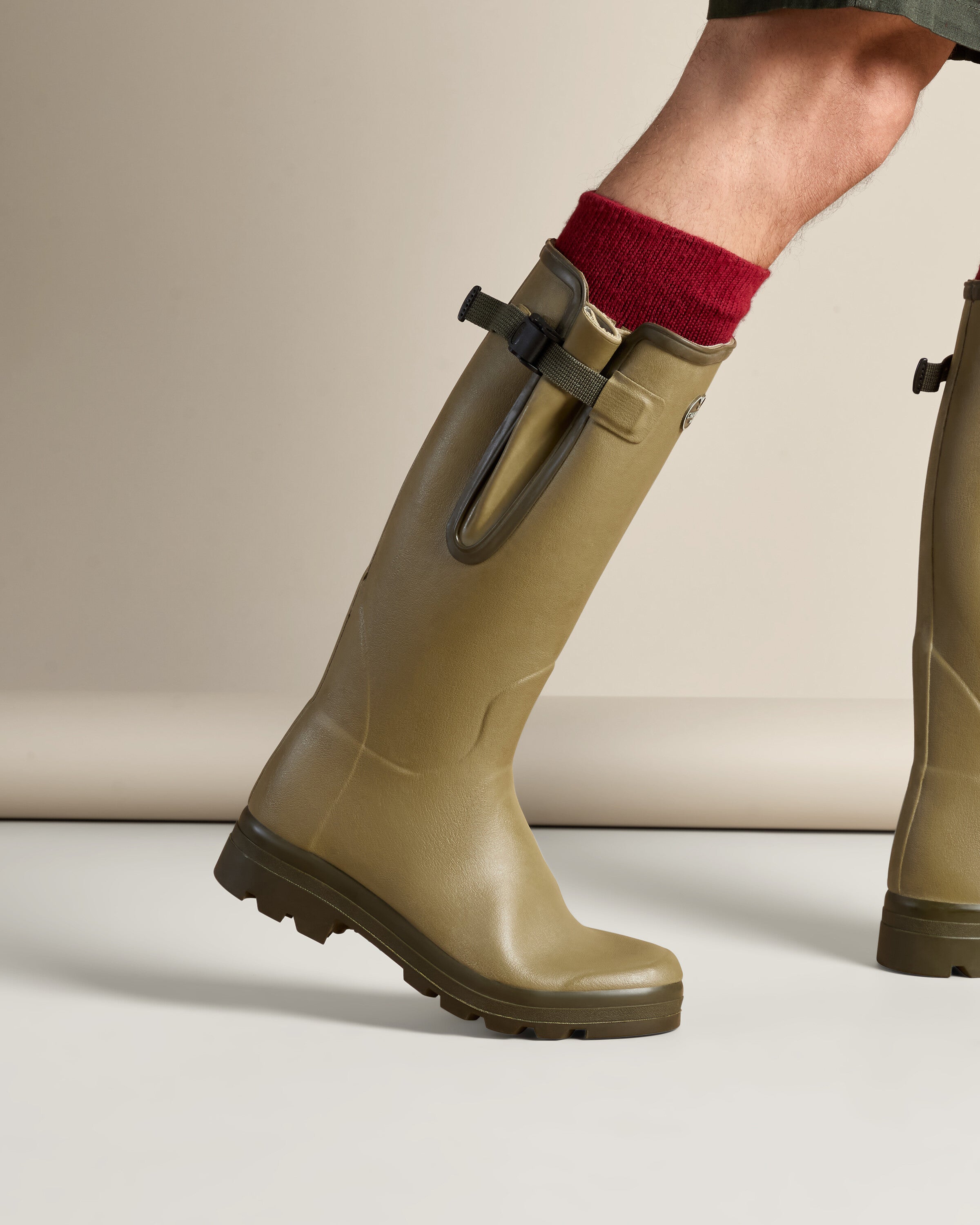 The Ultimate Socks High Red | Le Chameau