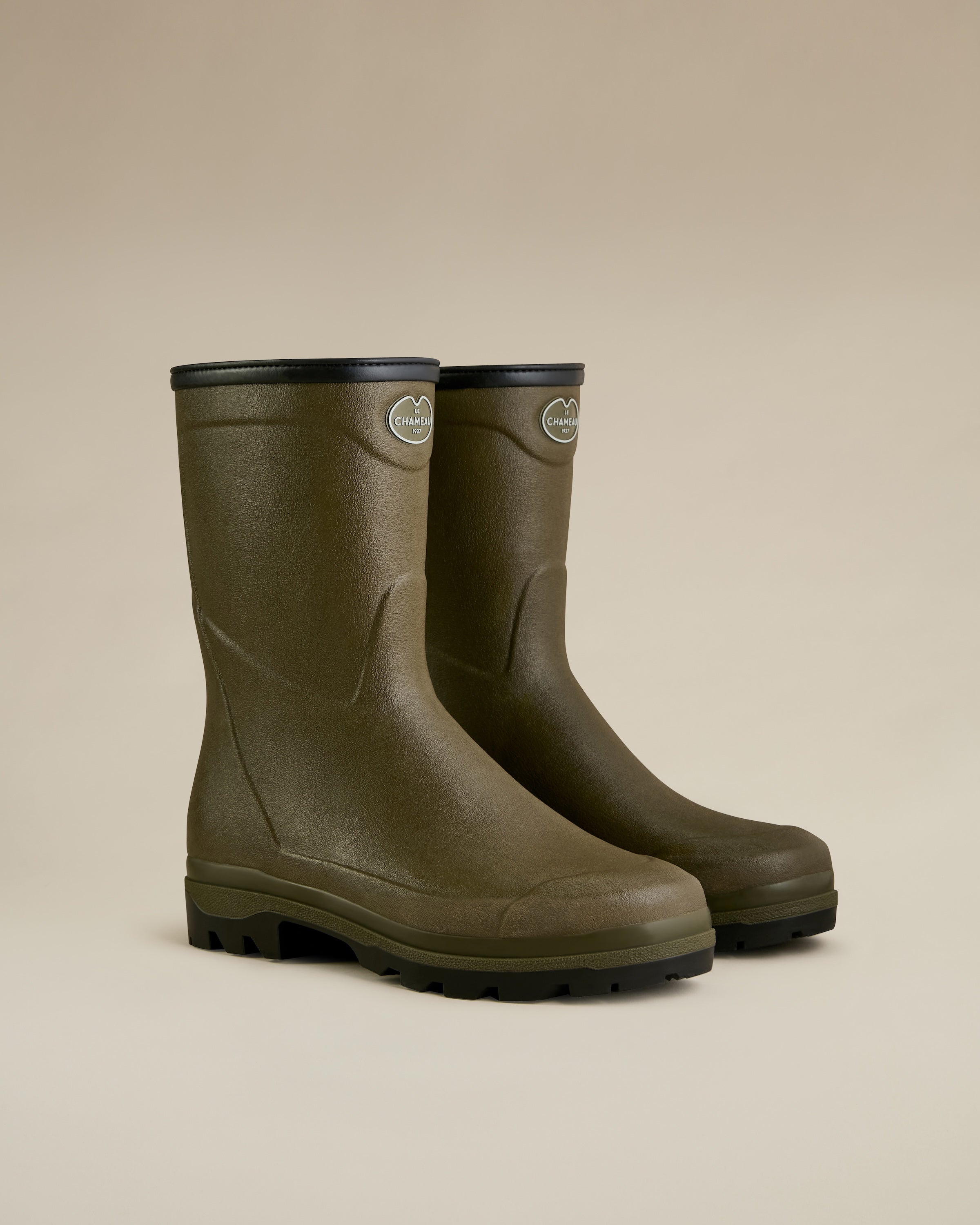 Men's Country Cross Neoprene Lined Bottillon - Chameau Green