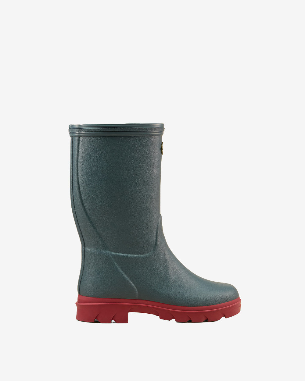 Children's Petite Aventure Jersey Lined Wellington Boot - Blue
