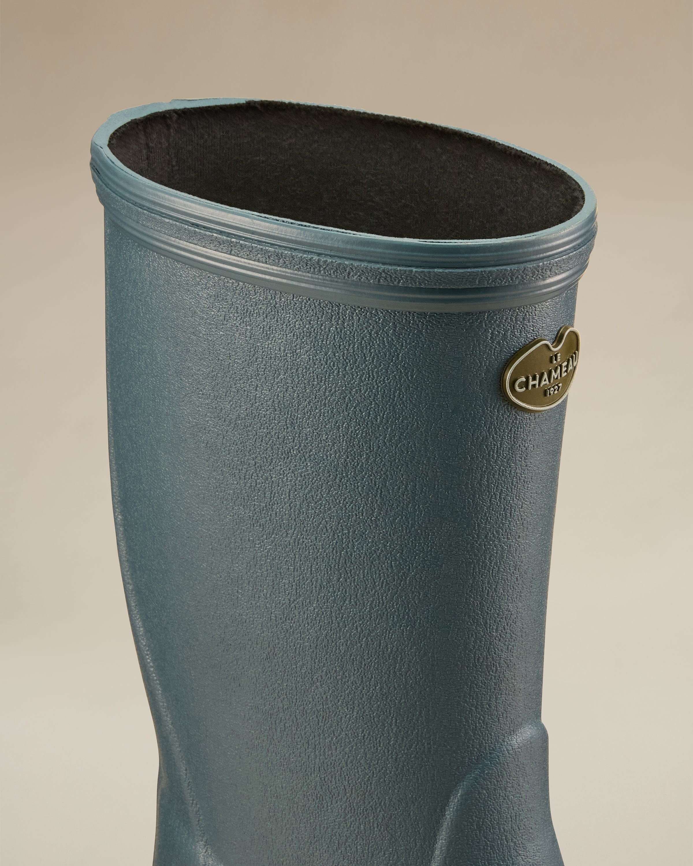 Children's Petite Aventure Jersey Lined Wellington Boot - Blue