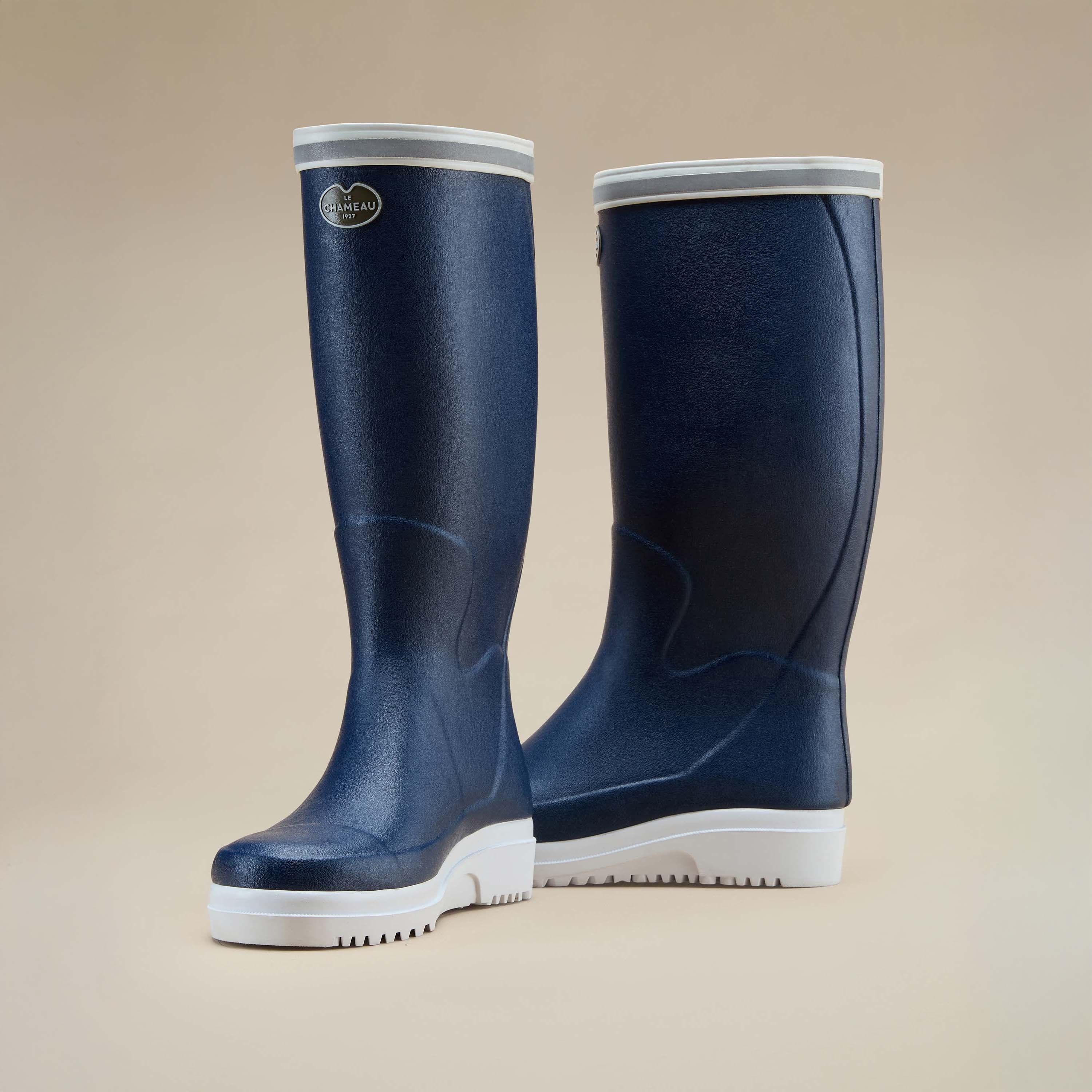 Men's Marine Evo Ponti Lined Wellington Boot - Marine Blue