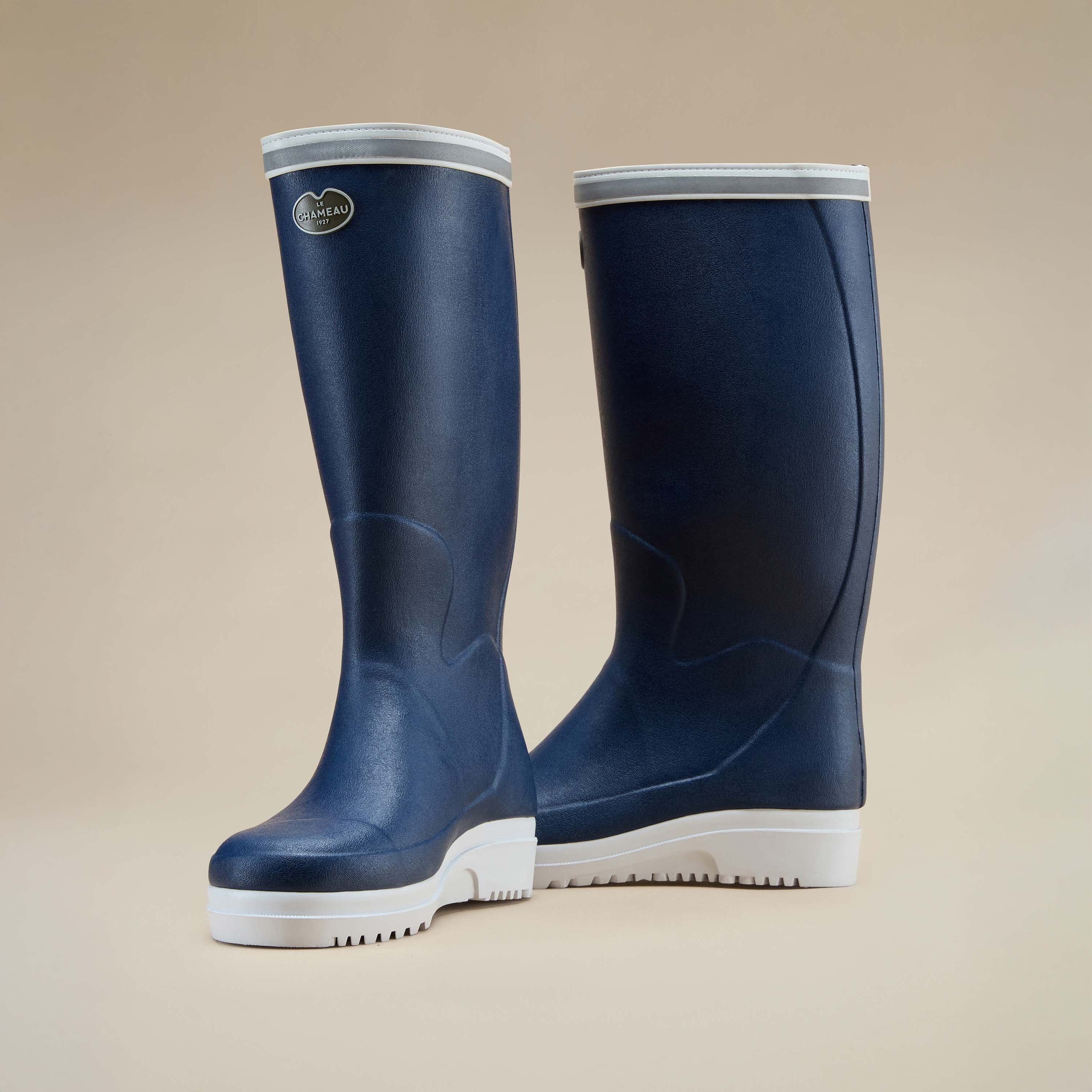 Men's Marinord Evo Neoprene Lined Wellington Boot Blue | Le Chameau