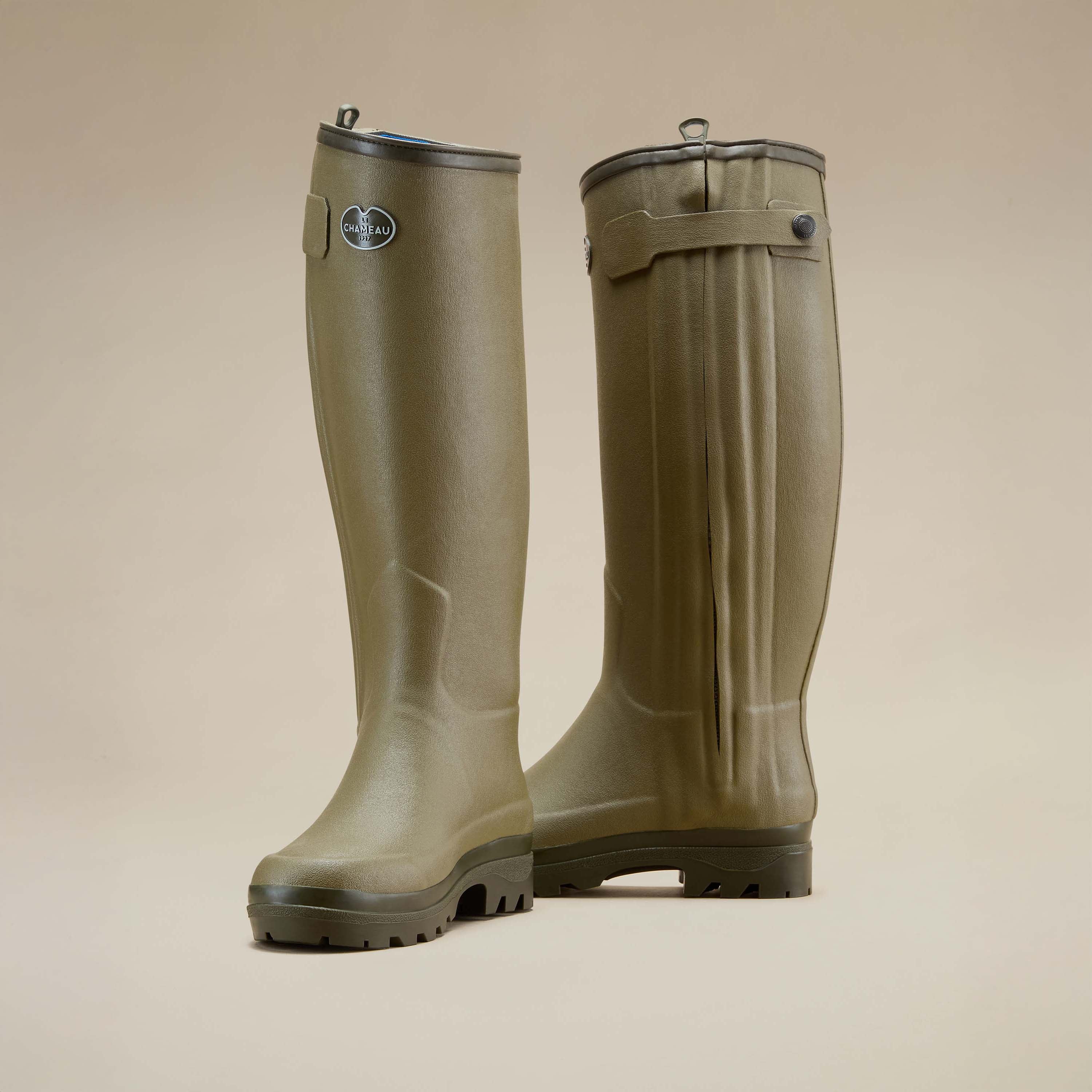 Women's Chasseur Neoprene Lined Wellington Boot - Iconic Green