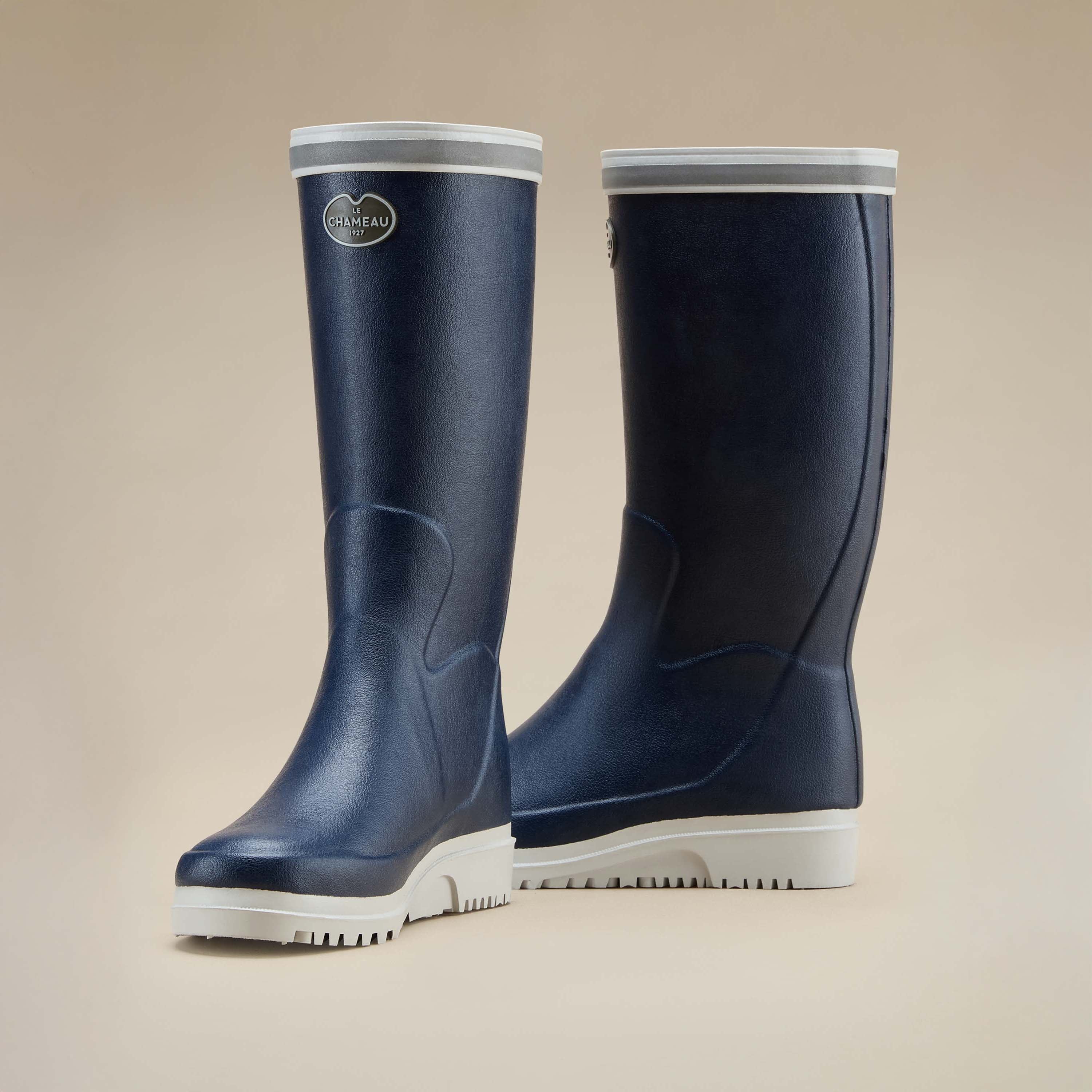 Women's Marine Evo Ponti Lined Wellington Boot - Marine Blue