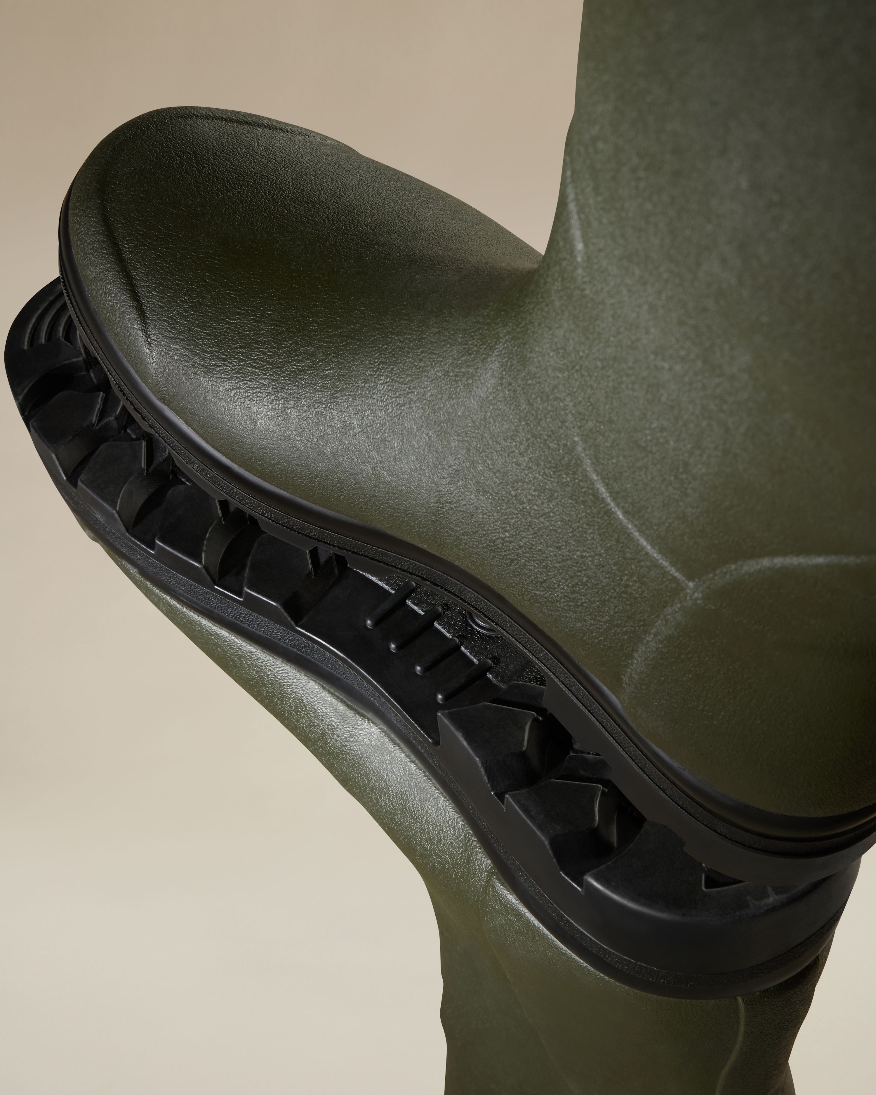 Men's National Trust Vierzon Jersey Lined Wellington Boot - Oak Green