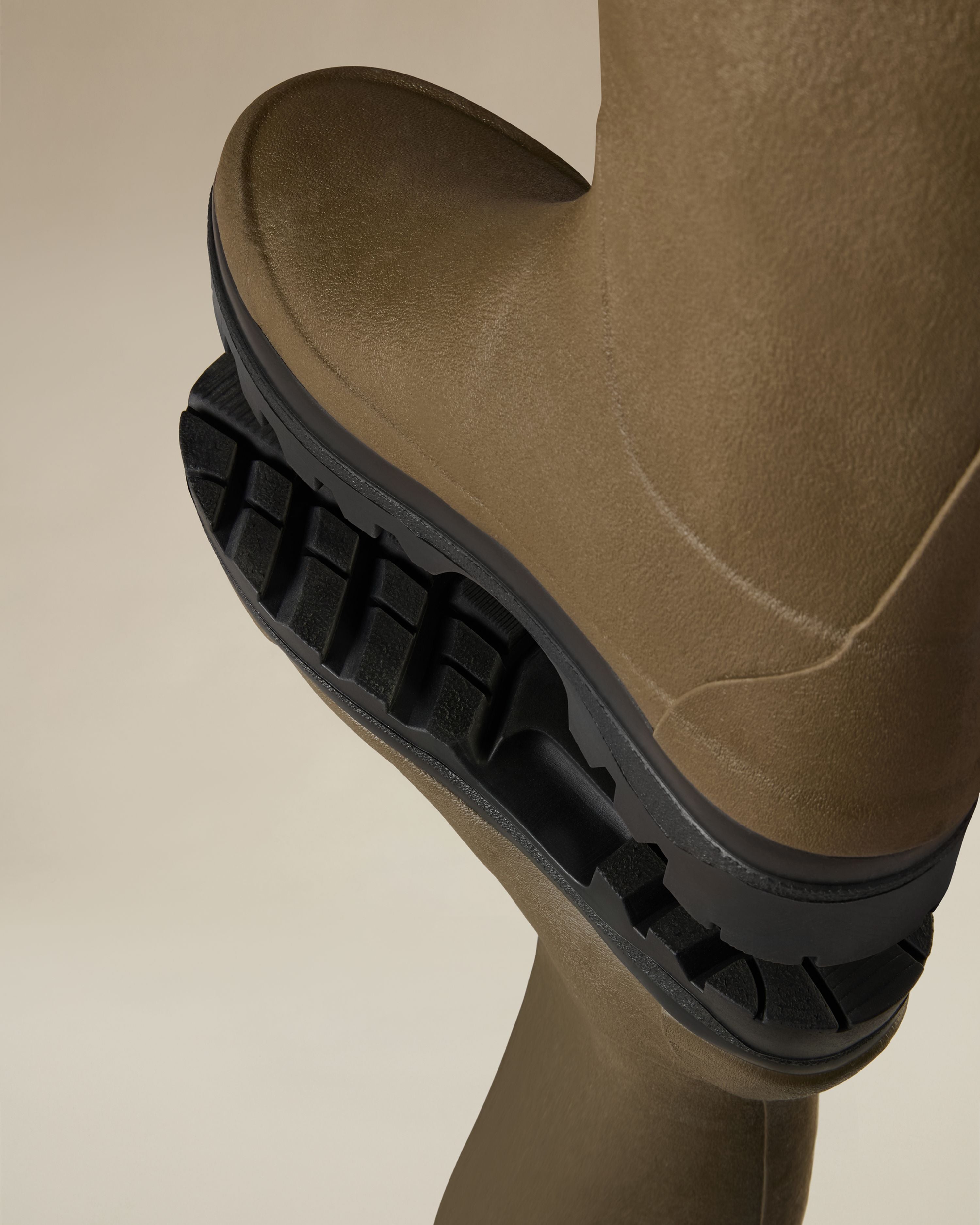 Giverny Damen-Gummistiefel mit Jerseyfutter - Kurzmodell - Vert Chameau