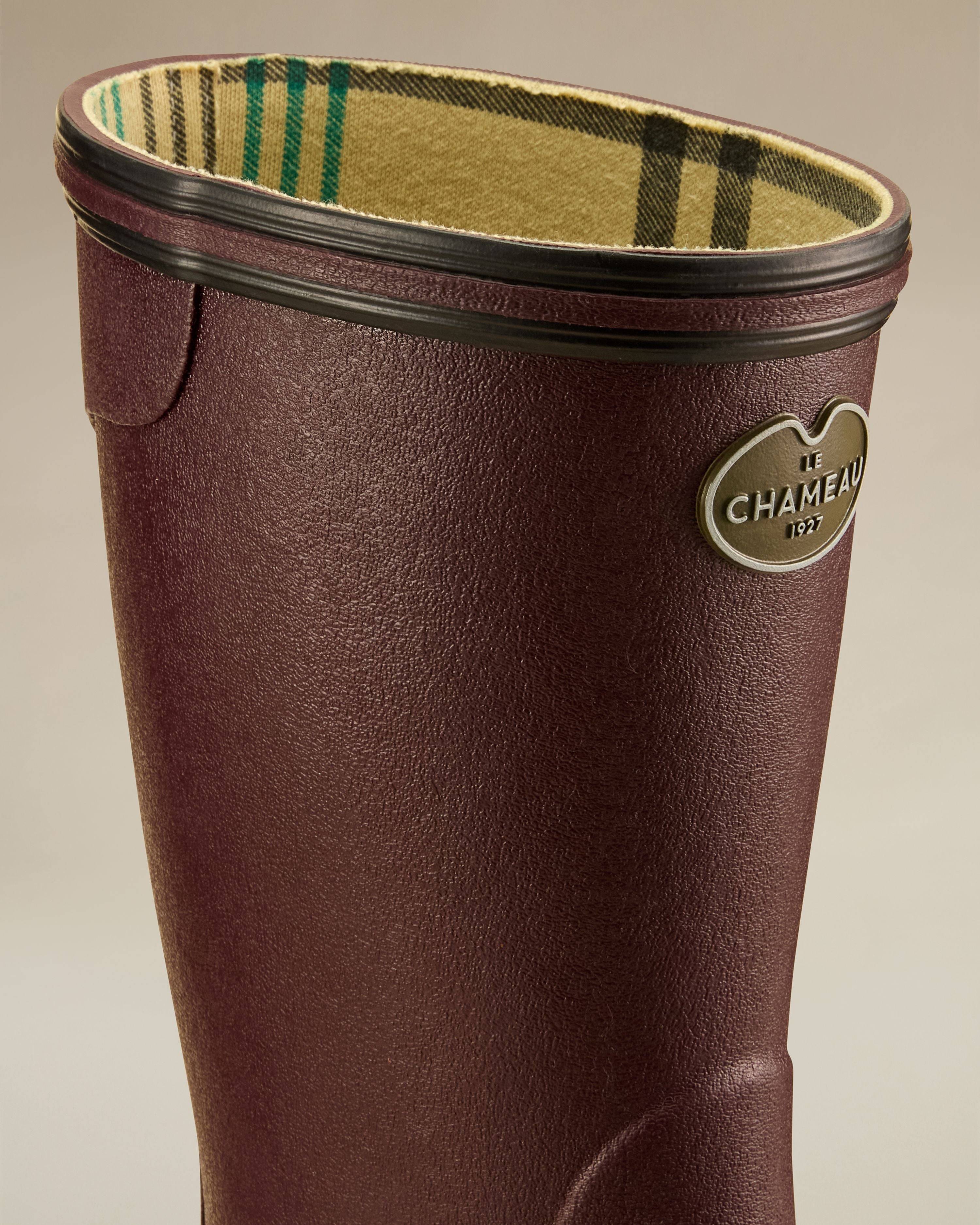 Giverny Damen-Gummistiefel mit Jerseyfutter - Kurzmodell - Cherry