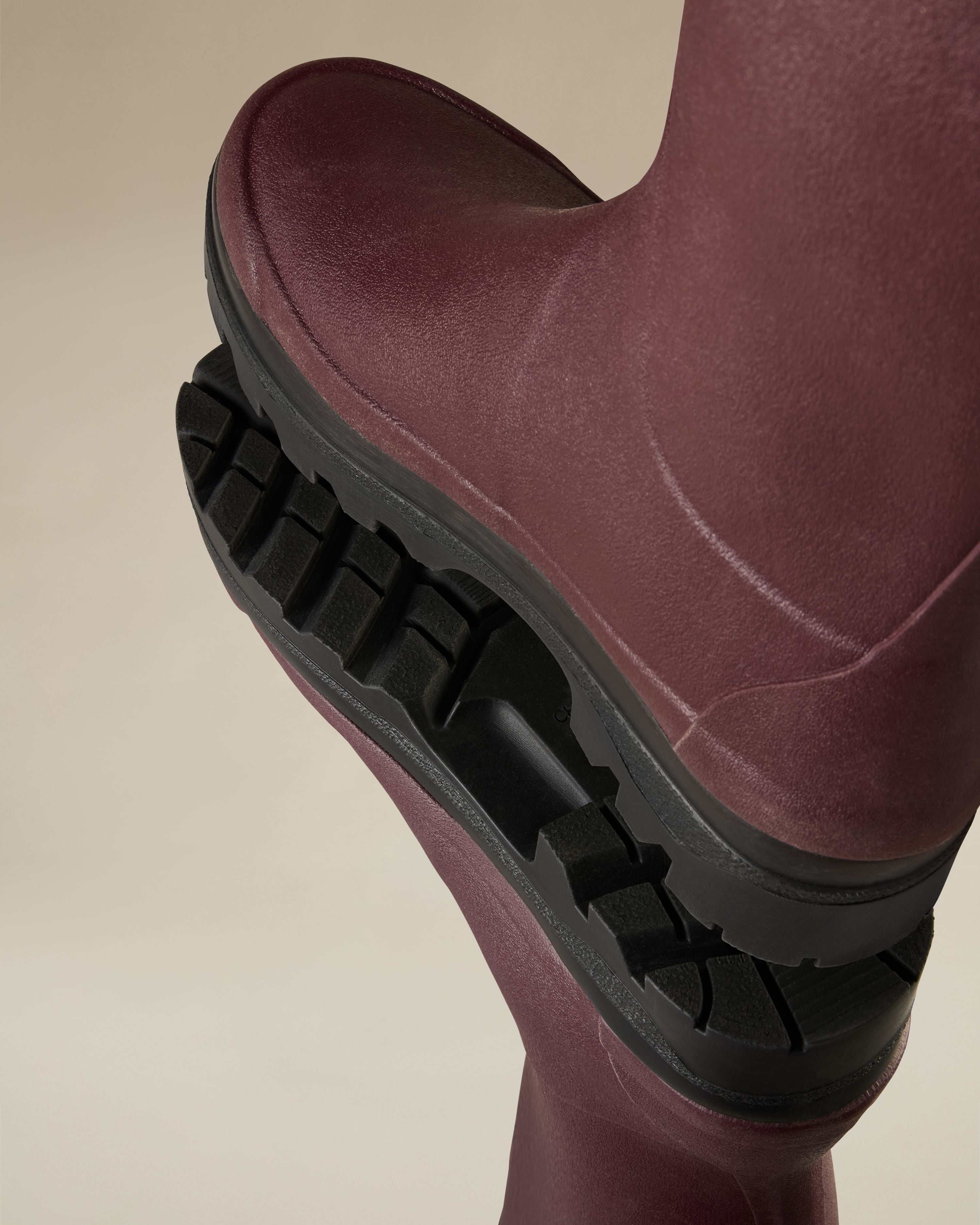 Giverny Damen-Gummistiefel mit Jerseyfutter - Kurzmodell - Cherry