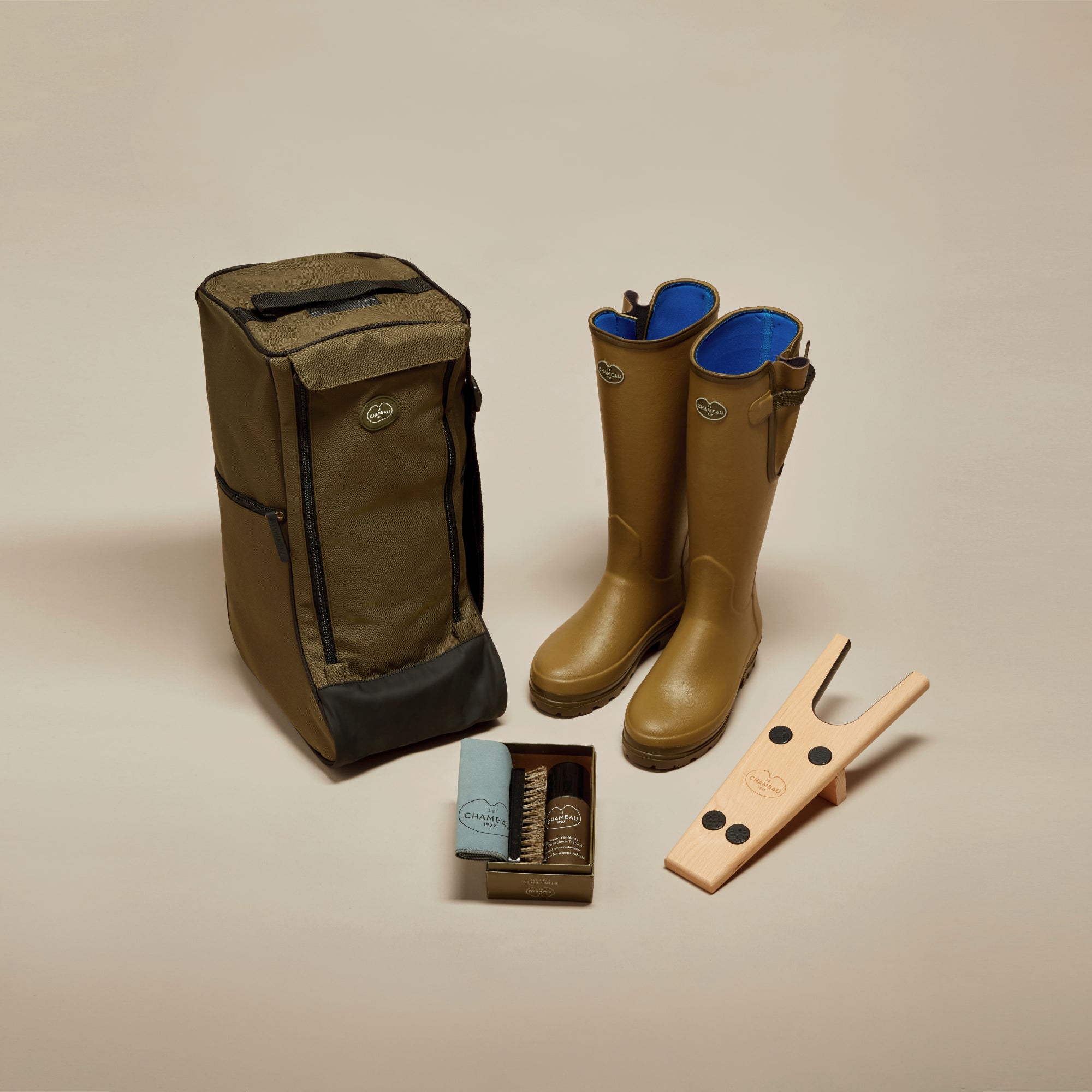 Women's Vierzonord Wellington Boot Bundle - Iconic Green