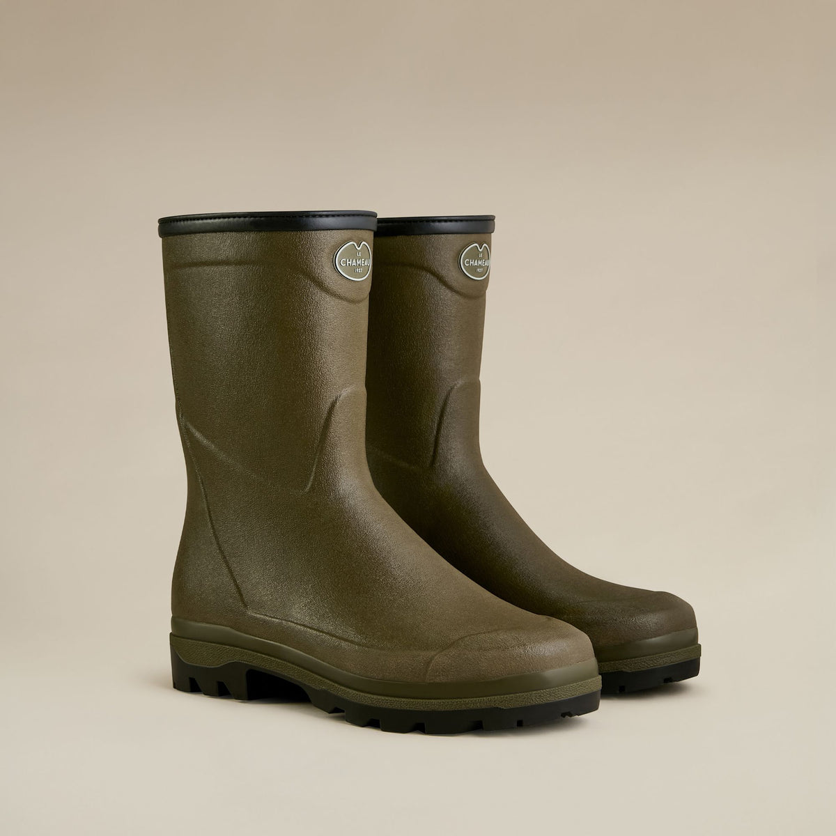 Men's Country Cross Neoprene Lined Bottillon - Chameau Green