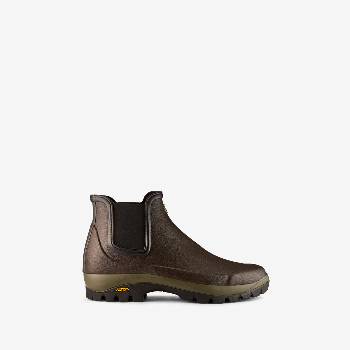 Men's Chelsea Vallon Jersey Lined Boot - Dark Brown