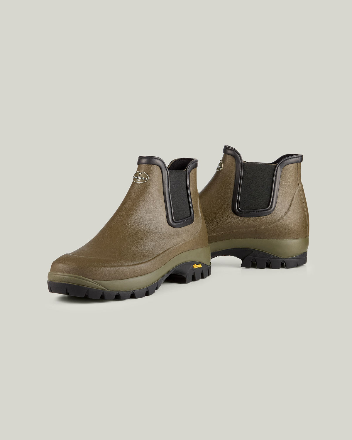 Men's Chelsea Vallon Jersey Lined Boot - Chameau Green
