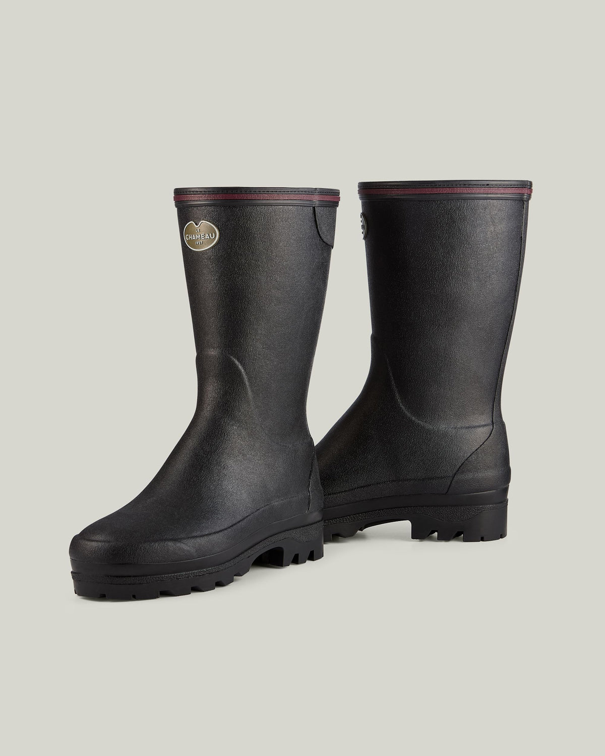 Giverny Bottillon Damen-Gummistiefel mit Neoprenfutter - Noir