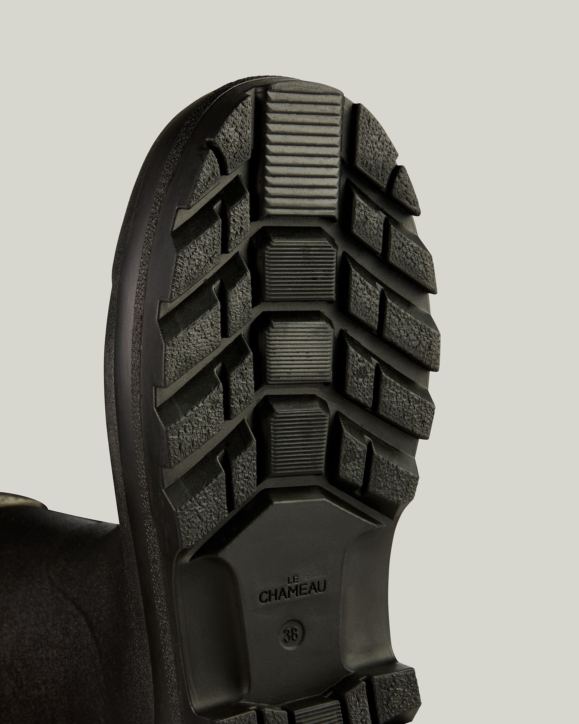 Giverny Bottillon Damen-Gummistiefel mit Neoprenfutter - Noir