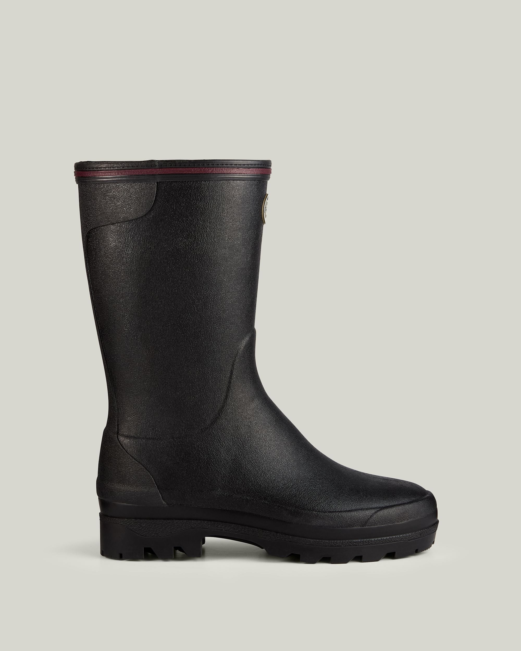 Giverny Bottillon Damen-Gummistiefel mit Neoprenfutter - Noir