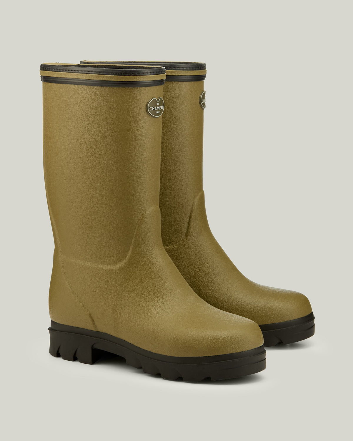 Children's Petite Aventure Neoprene Lined Wellington Boot - Iconic Green