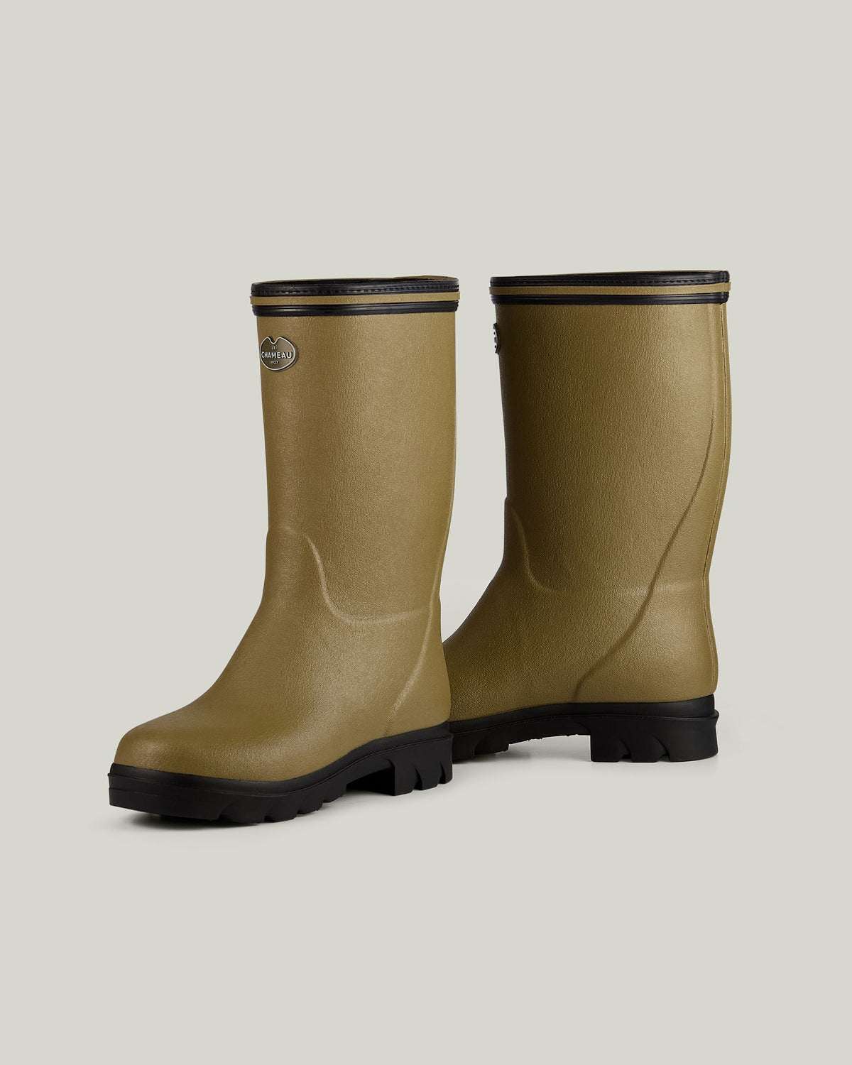 Children's Petite Aventure Neoprene Lined Wellington Boot - Iconic Green