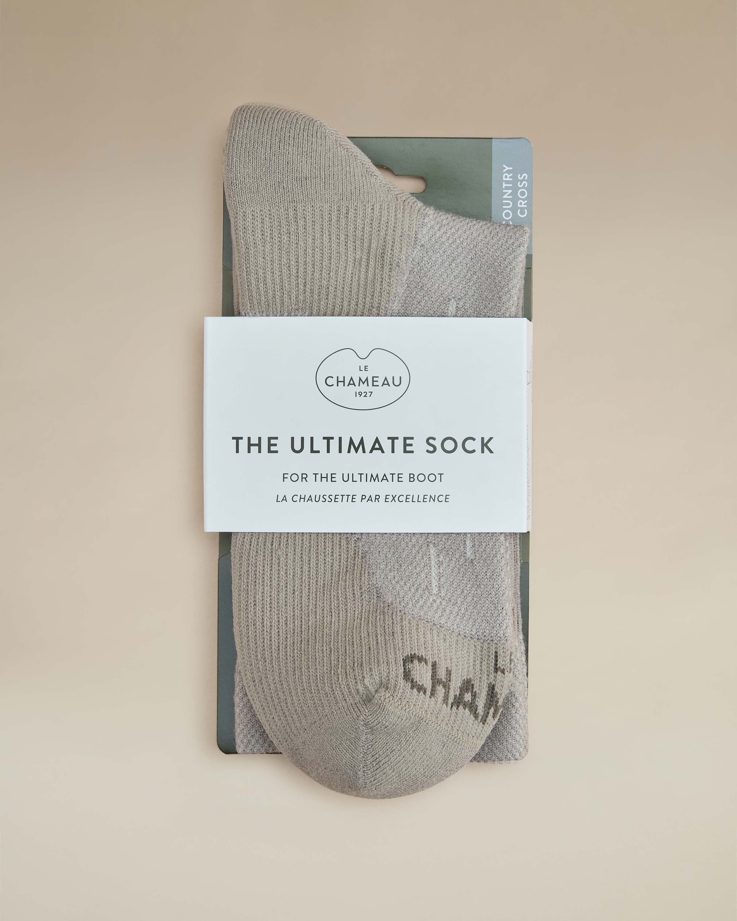 Country Cross Socken - Oatmeal