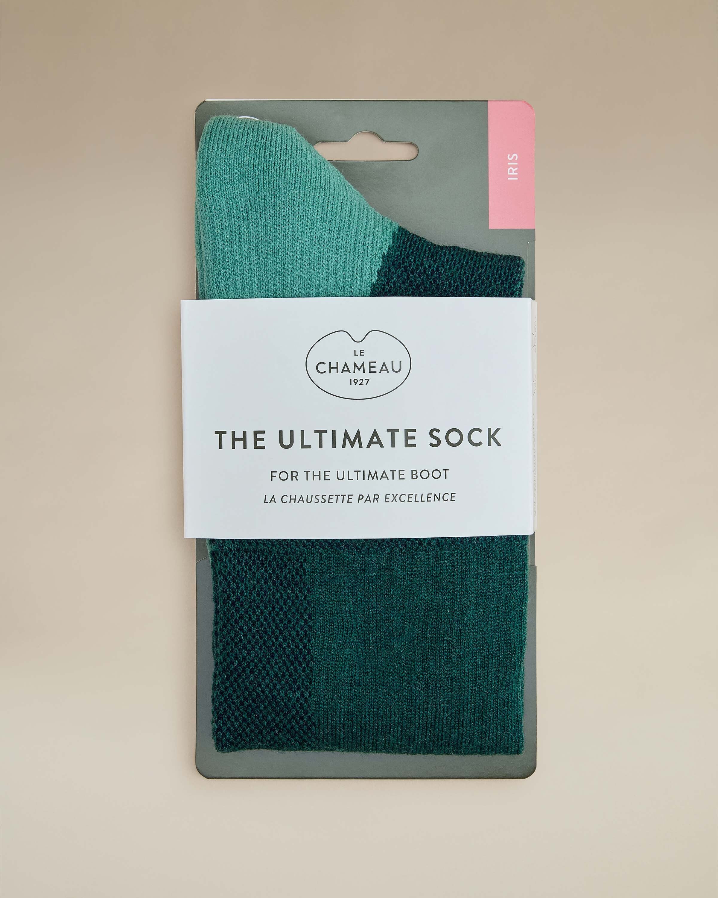 Chaussettes Iris pour femmes - Vert Foncé