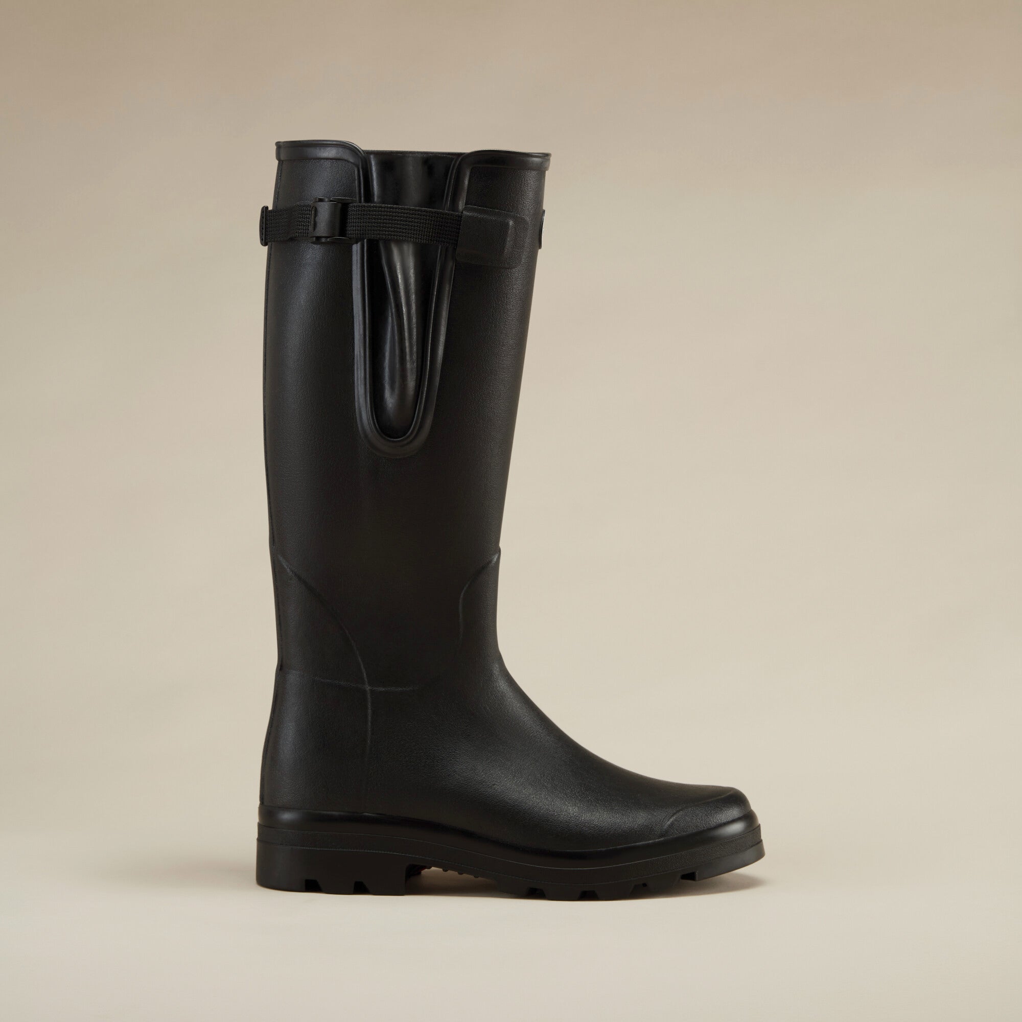 Vierzon Herren-Gummistiefel mit Jerseyfutter - Noir