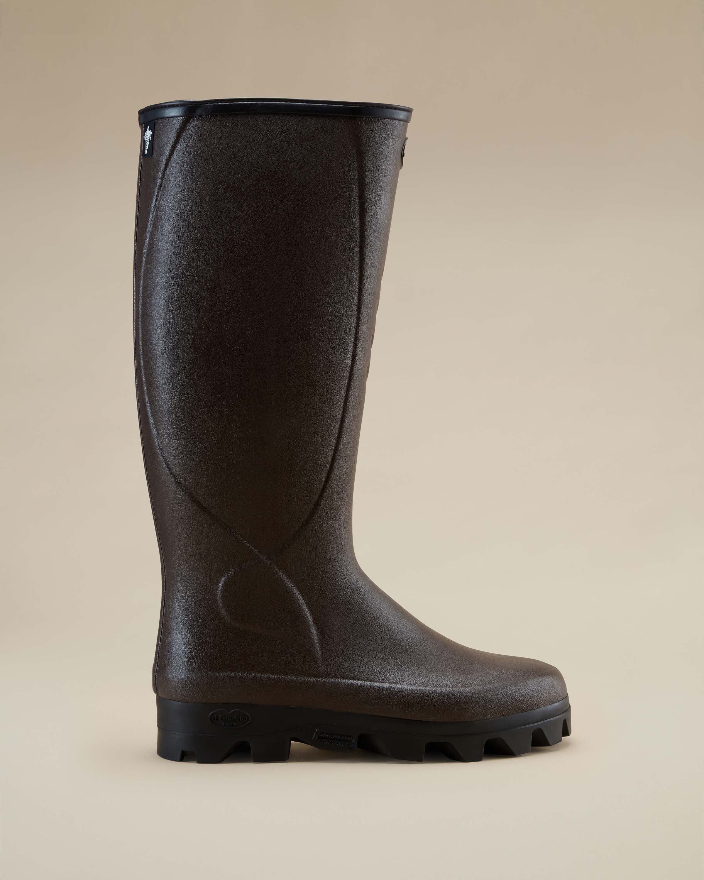 Bottes Cérès pour hommes doublées néoprène - Marron foncé