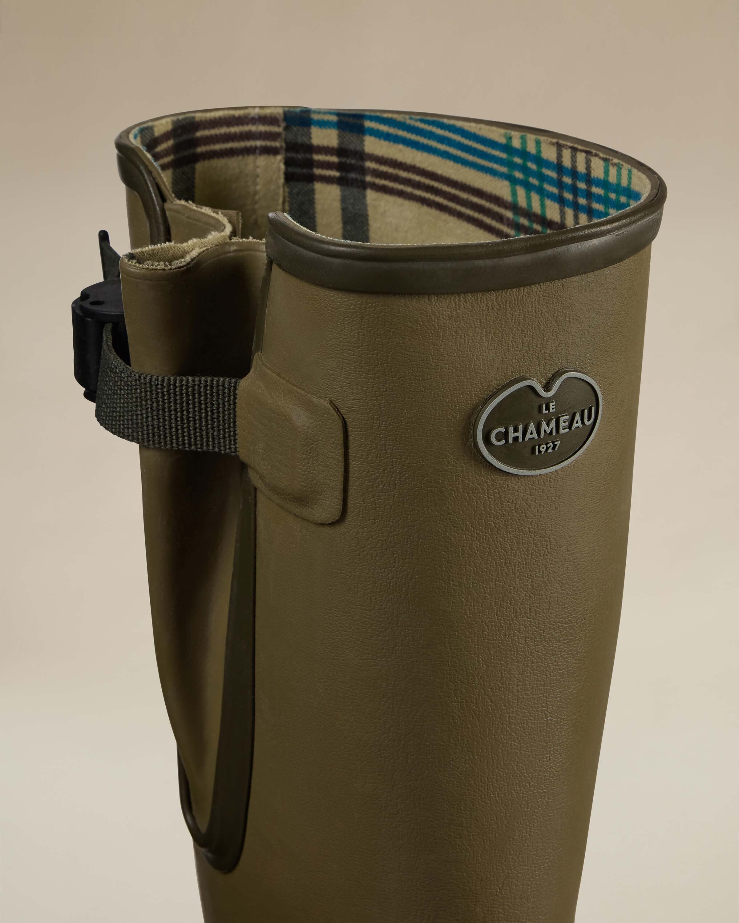 Men's Vierzon Jersey Lined Wellington Boot Green | Le Chameau