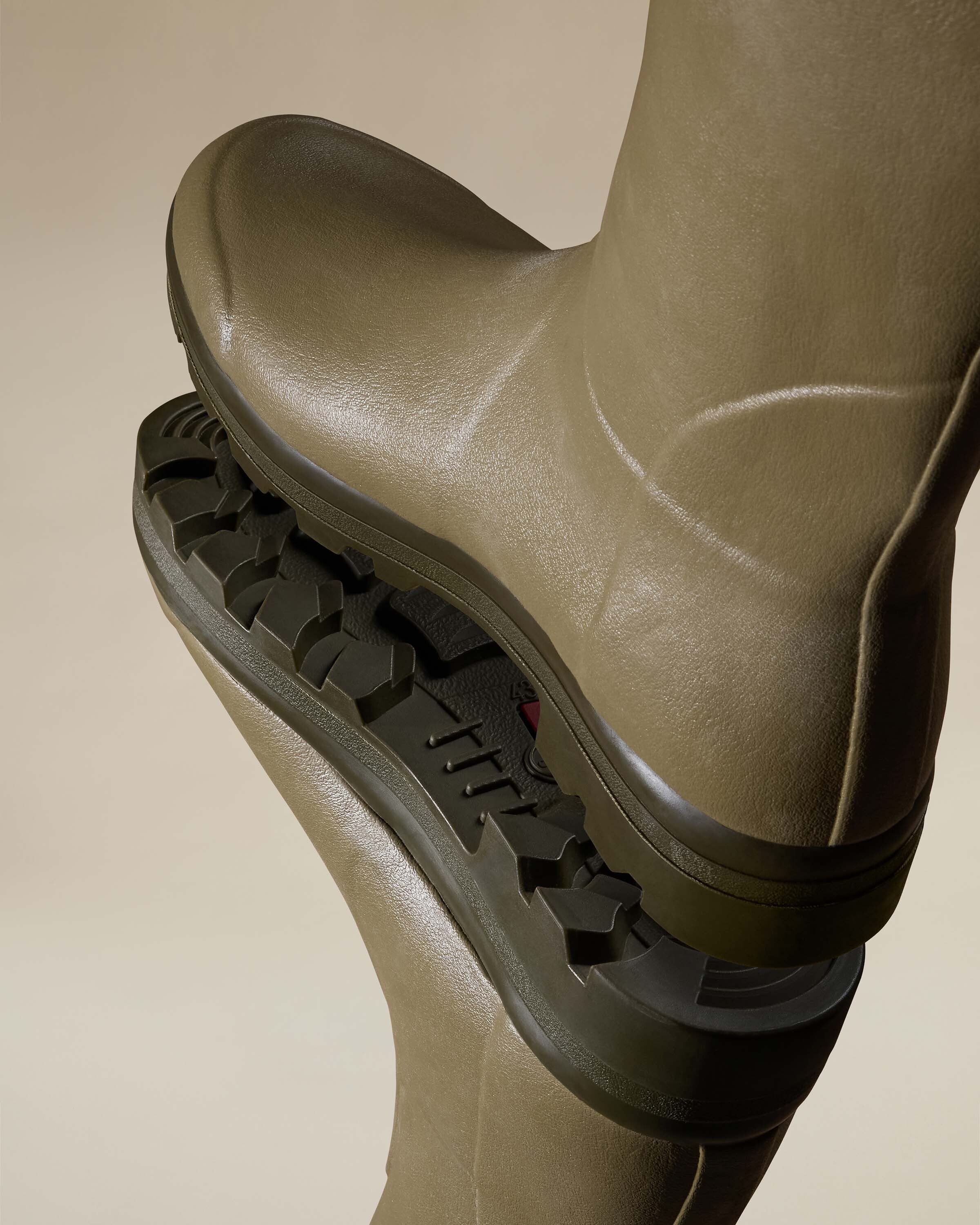 Men's Vierzon Jersey Lined Wellington Boot Green | Le Chameau