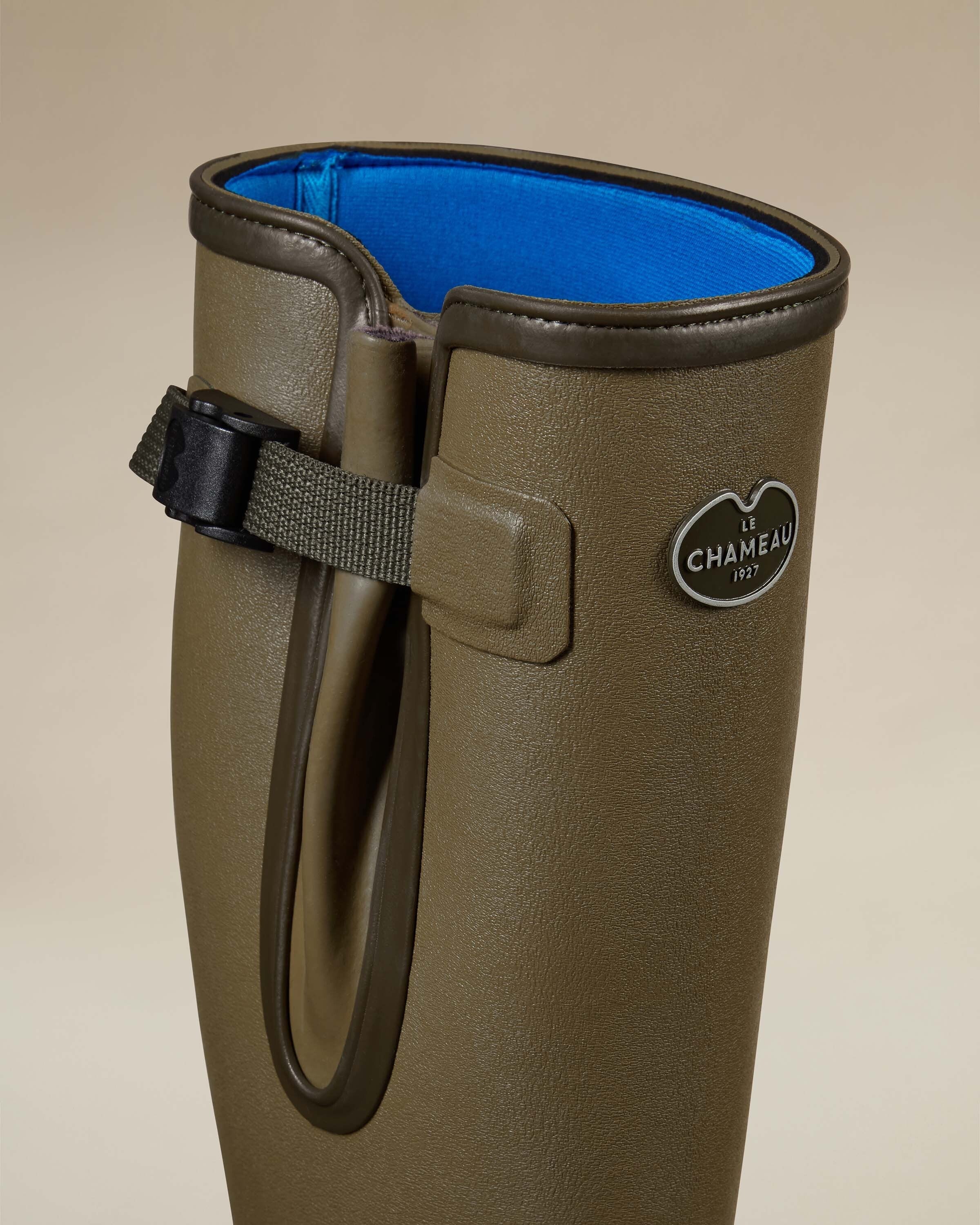 Men's Vierzonord Neoprene Lined Wellington Boot Iconic Green | Le