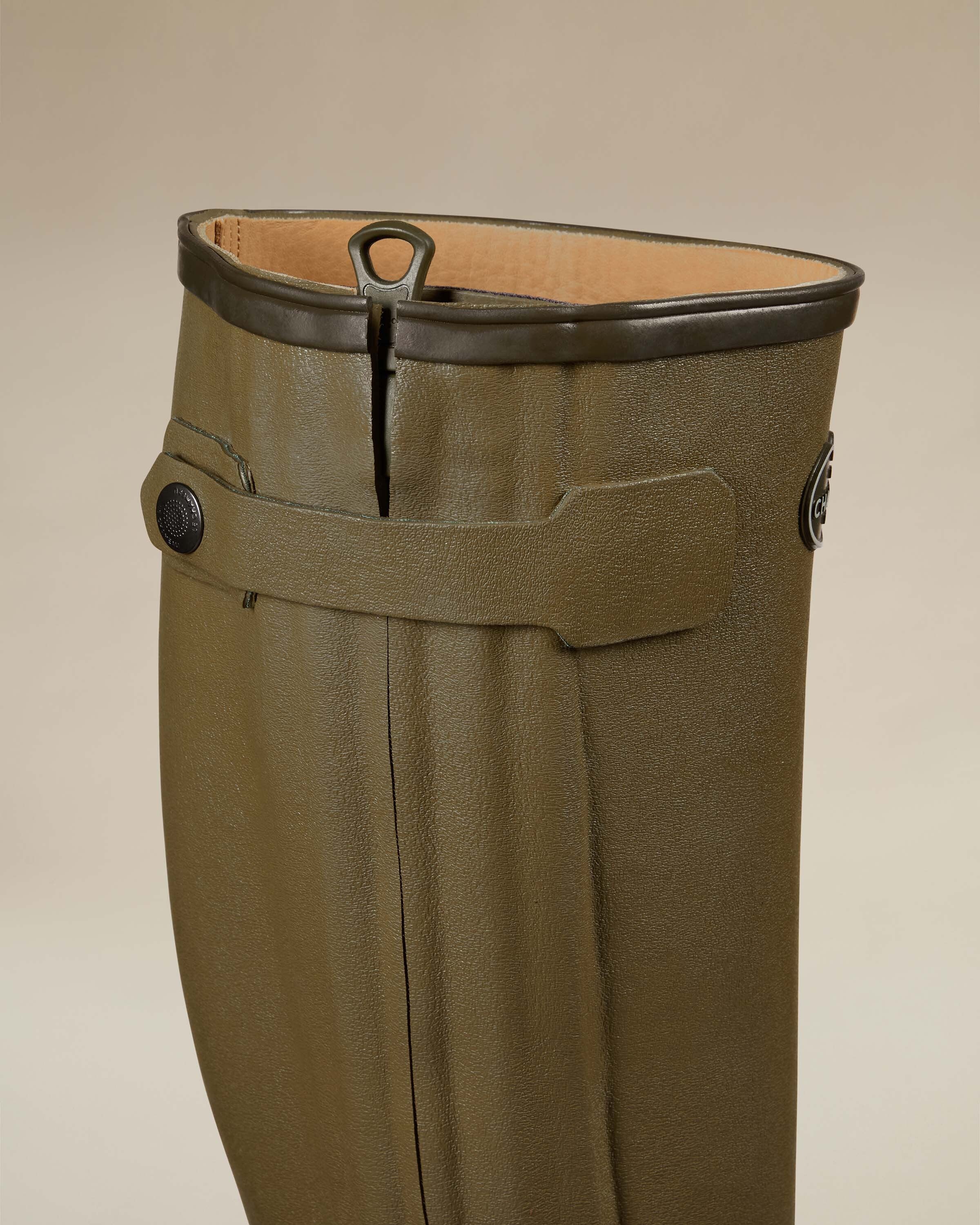 Bottes Chasseur pour femmes doublées cuir - Vert Vierzon