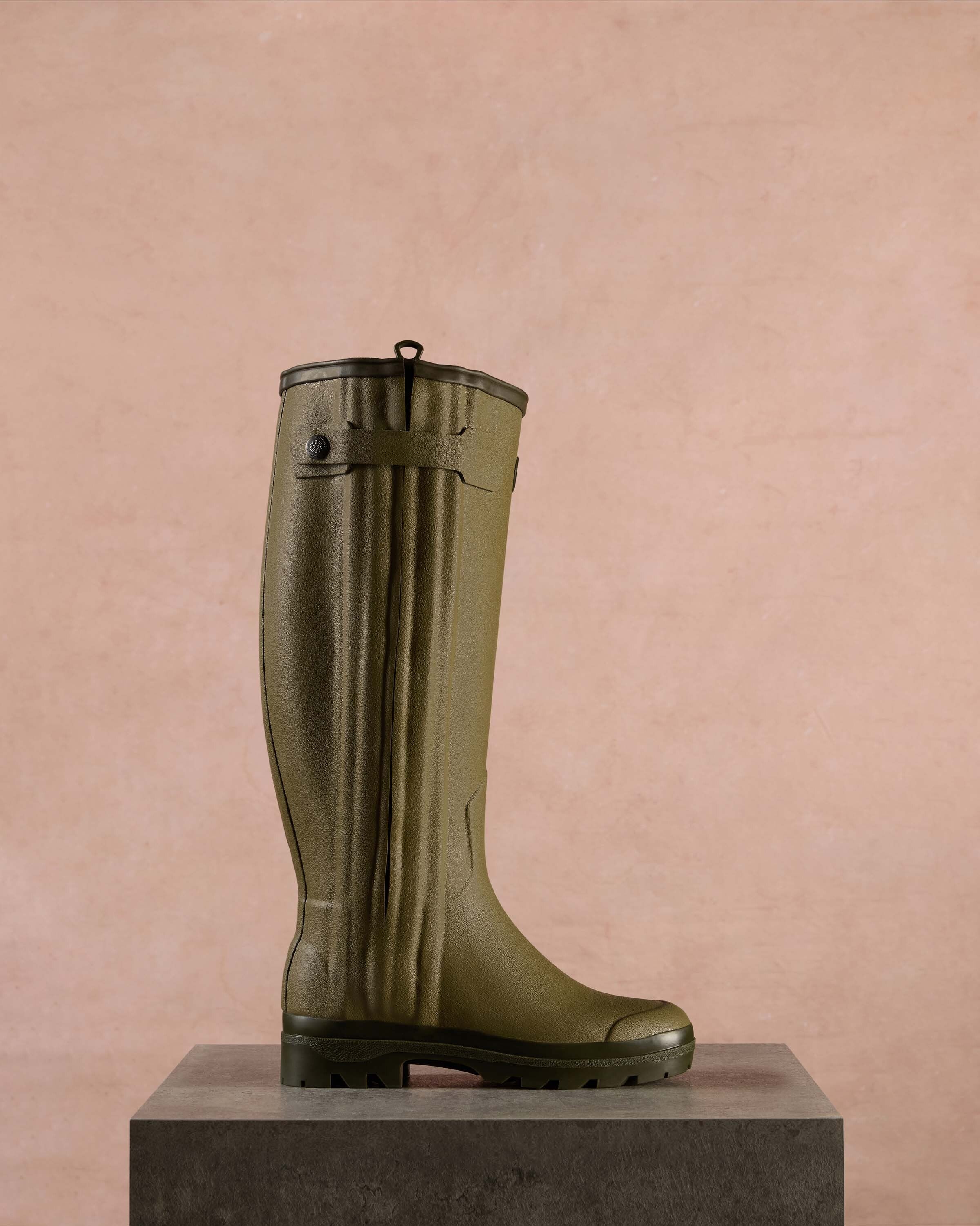 Bottes Chasseur pour femmes doublées cuir - Vert Vierzon