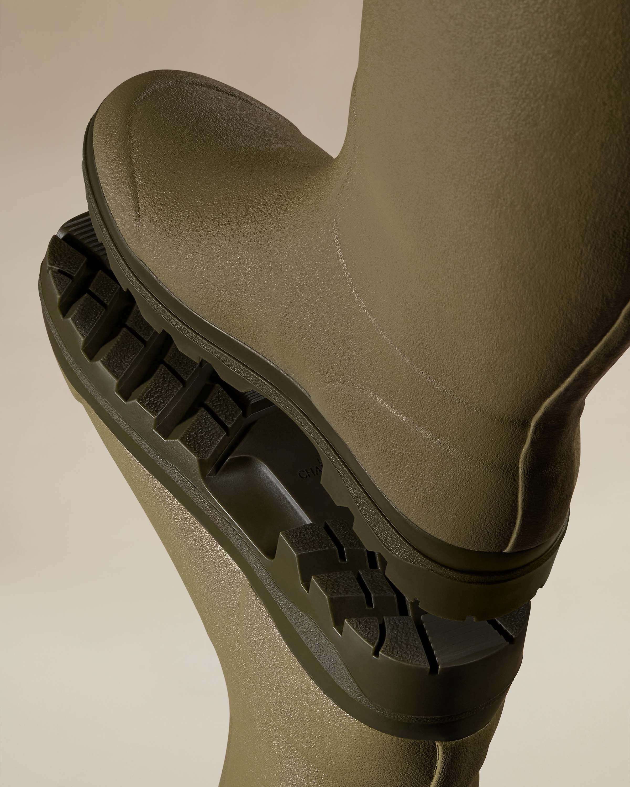 Bottes Chasseur pour femmes doublées cuir - Vert Vierzon