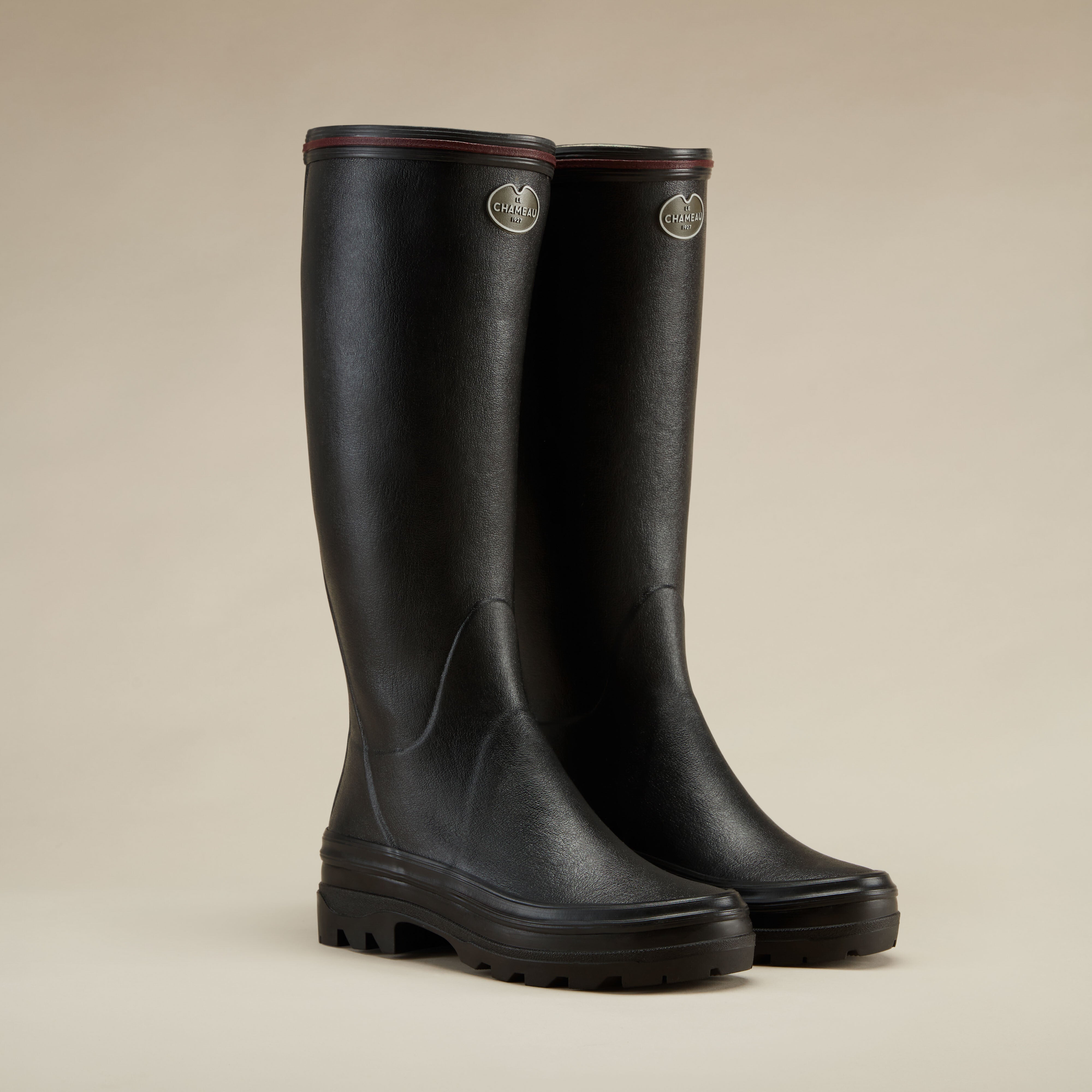 LE CHAMEAU レインブーツ 39 Patou x Le Chameau レインブーツ | パープル | FARFETCH JP