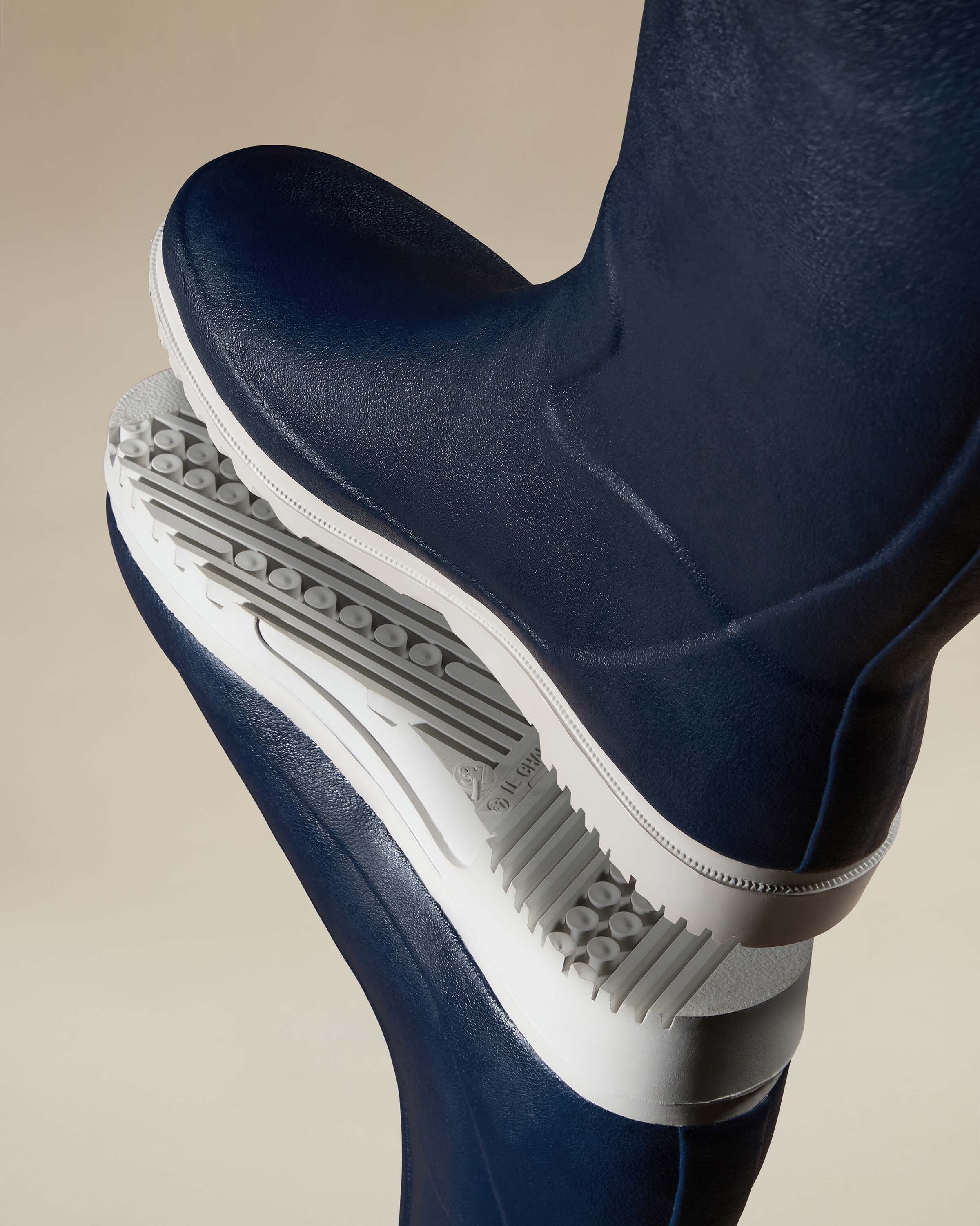 Women's Marine Evo Ponti Lined Wellington Boot Blue | Le Chameau