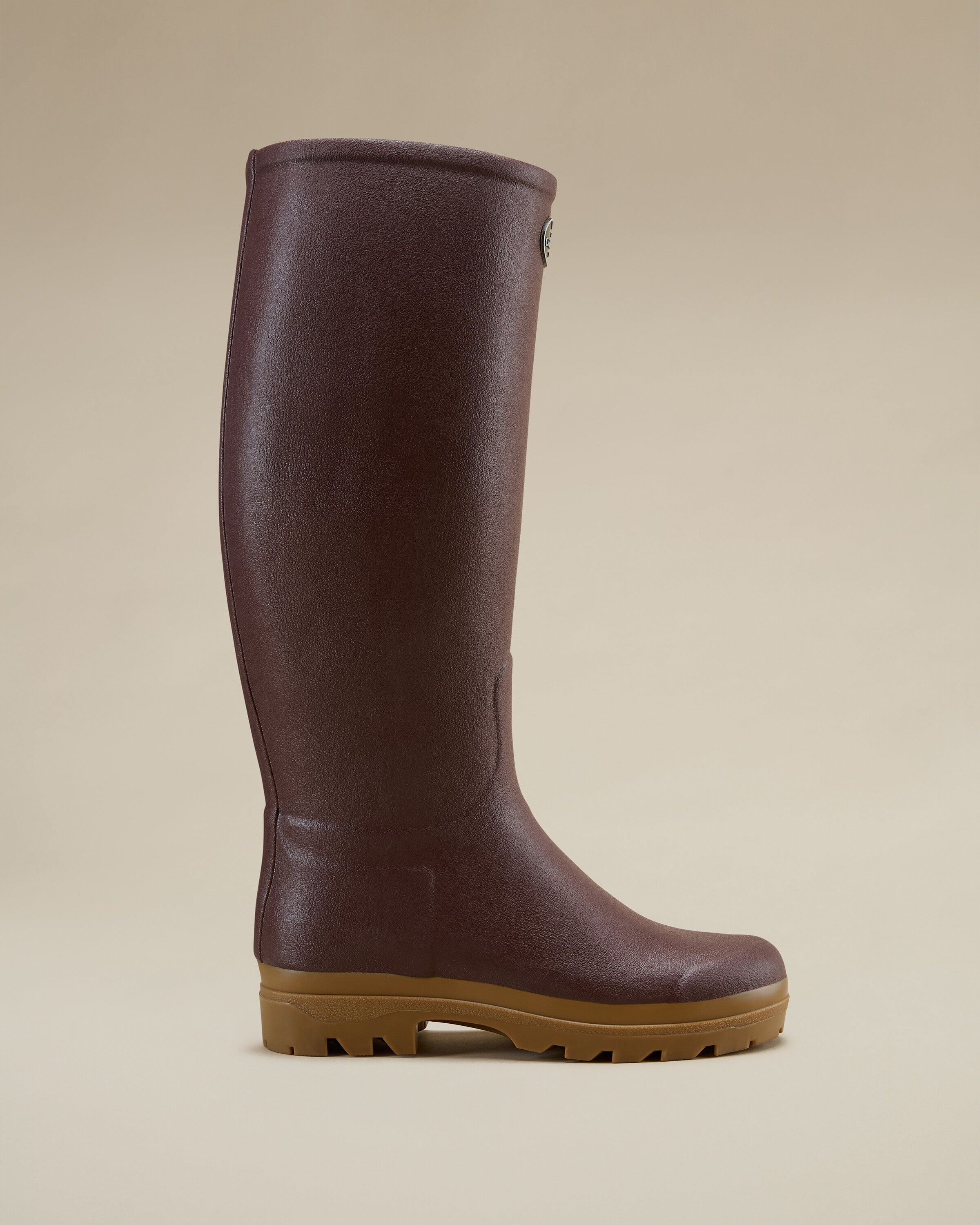 Women's Saint Hubert Leather Lined Wellington Boot Brown | Le Chameau