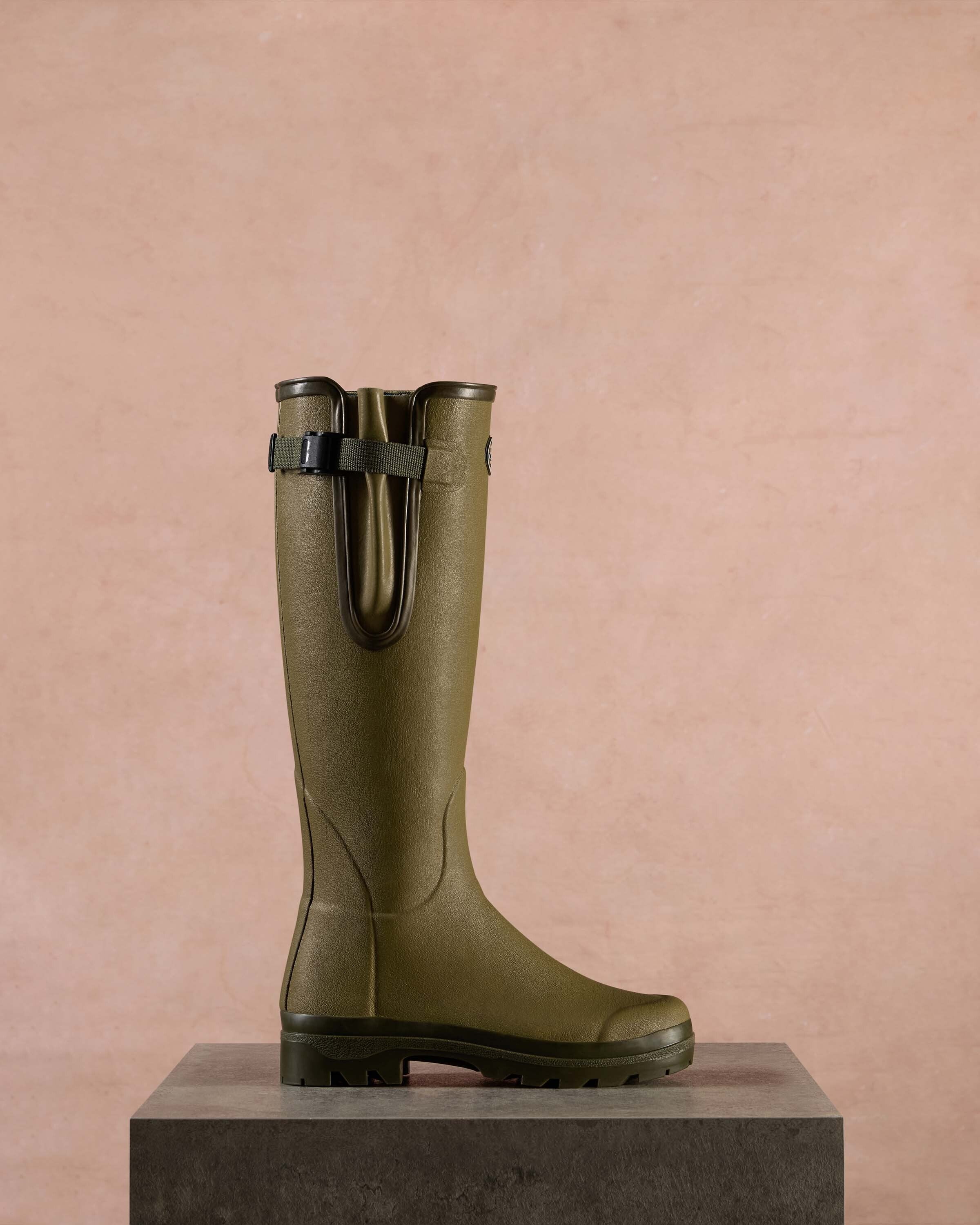 Women's Vierzon Jersey Lined Wellington Boot Green | Le Chameau