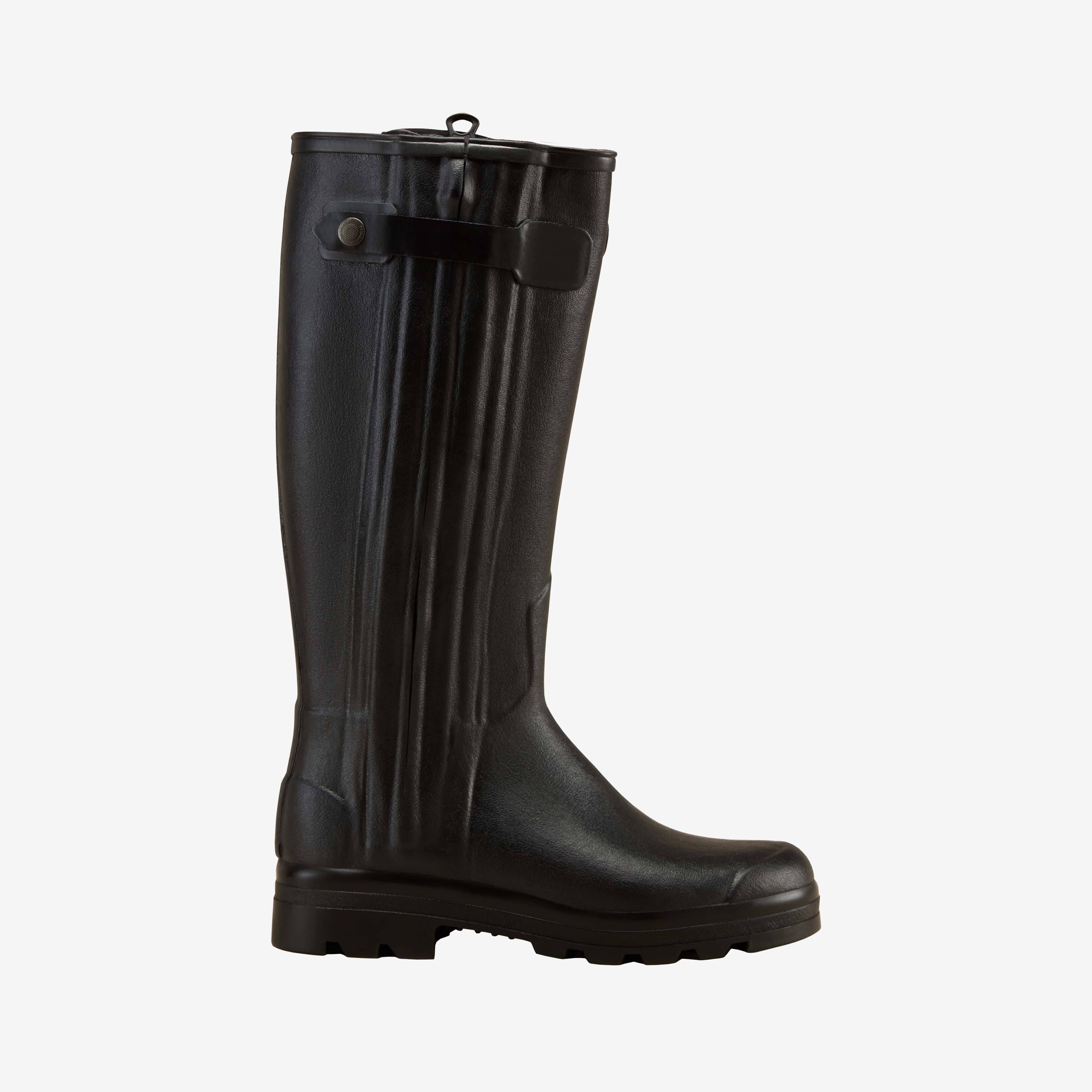 Men's Chasseur Leather Lined Wellington Boot - Black