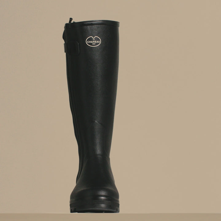 Men's Chasseur Leather Lined Wellington Boot - Black