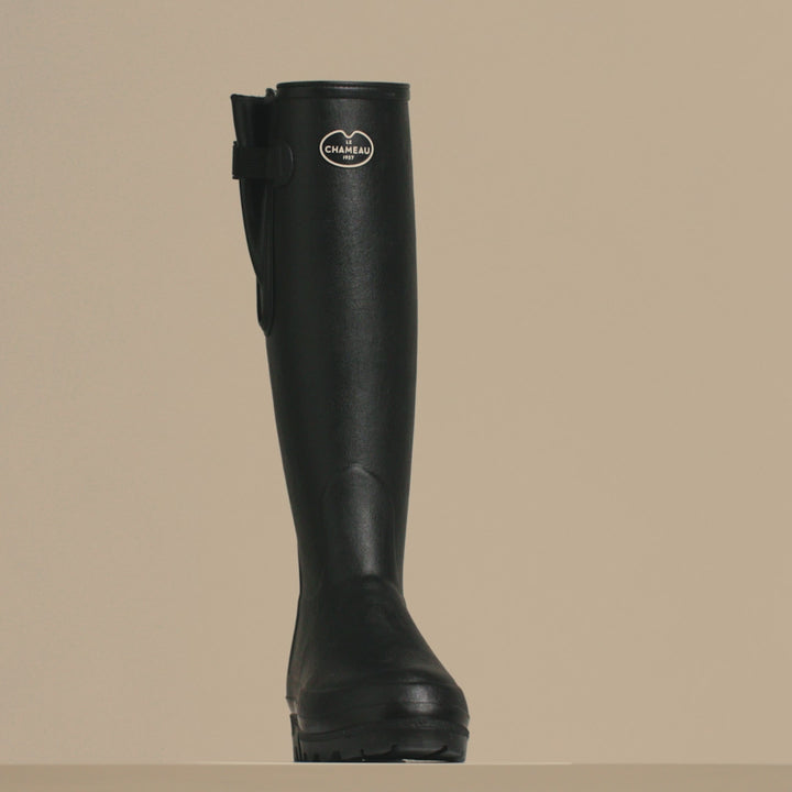 Bottes Vierzonord pour hommes doublées néoprène - Noires