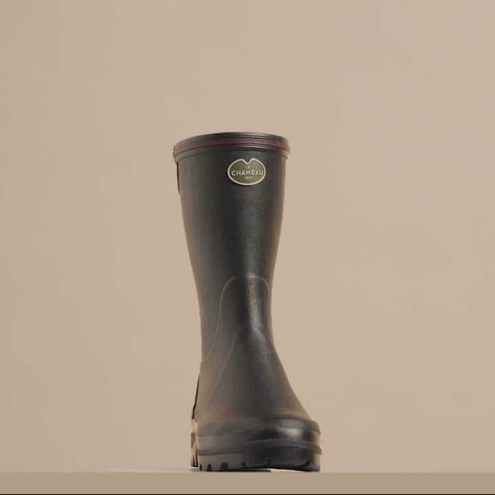 Bottillons Giverny pour femmes doublés jersey - Noir