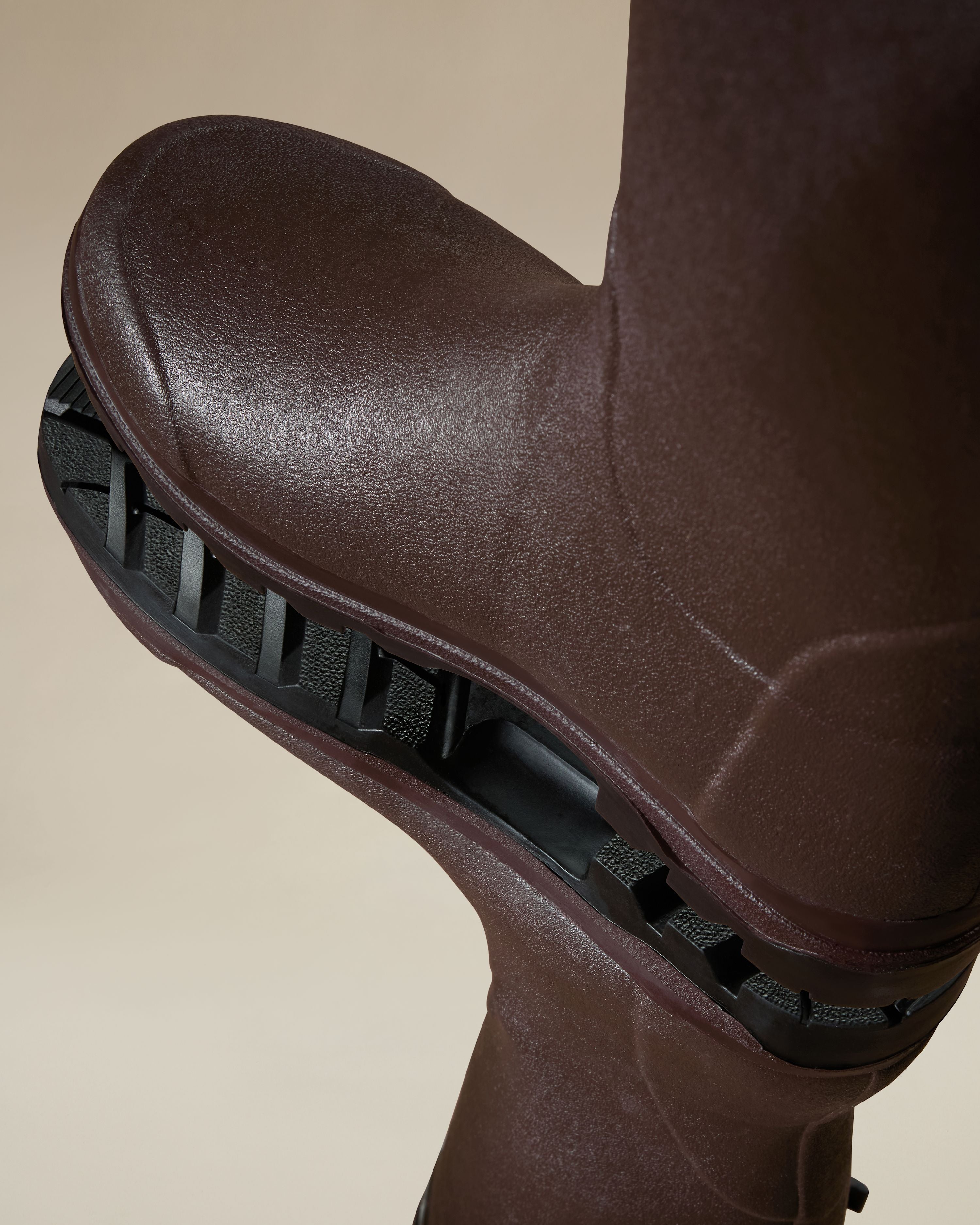 Women's Vierzon Héritage Jersey Lined Wellington Boot - Dark Brown