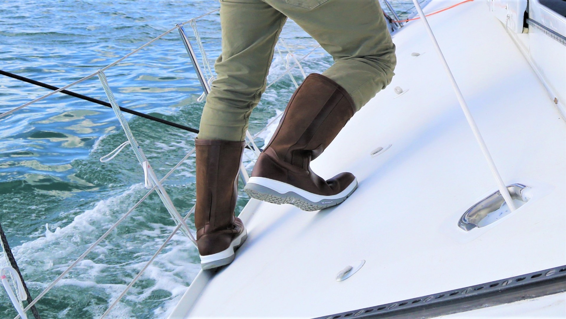 A Leather Sailing Boot Tested And Approved By Professionals