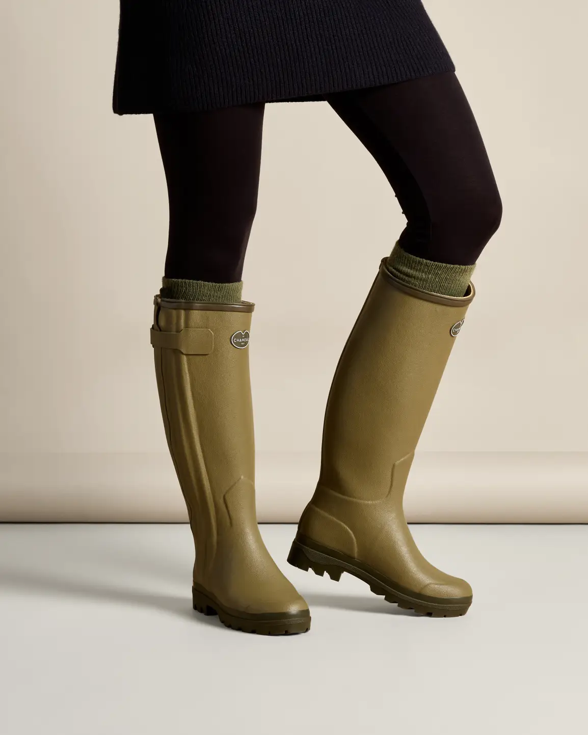 Women's Chasseur Neoprene Lined Boot Green | Le Chameau