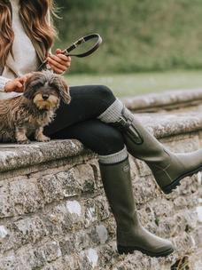 Womens slim clearance calf wellies