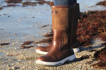 Leather cheap sailing boots